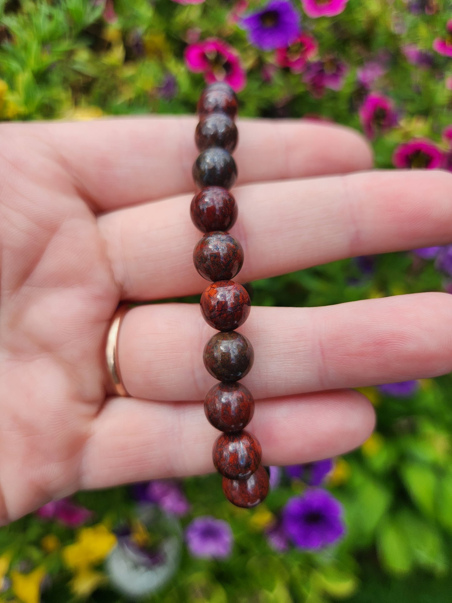 Chicken Blood Jasper Bracelet