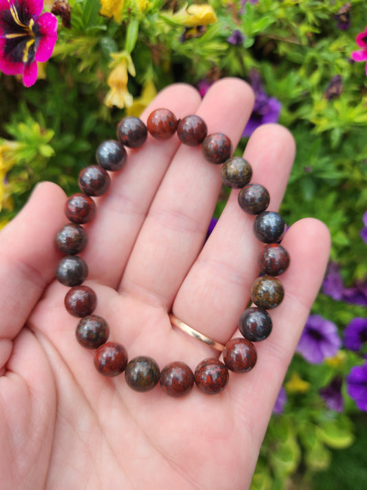 Chicken Blood Jasper Bracelet