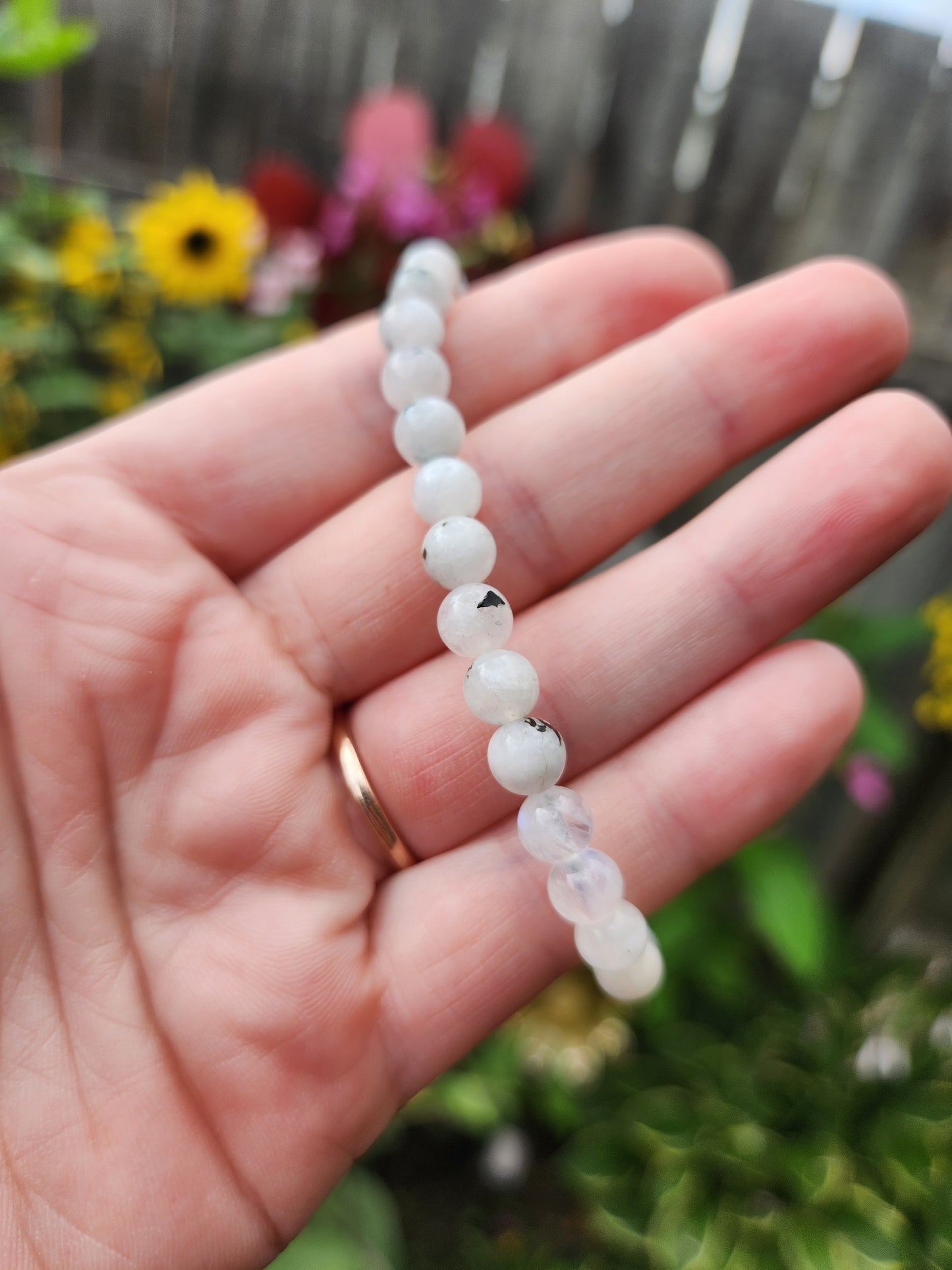 Rainbow Moonstone Bracelet