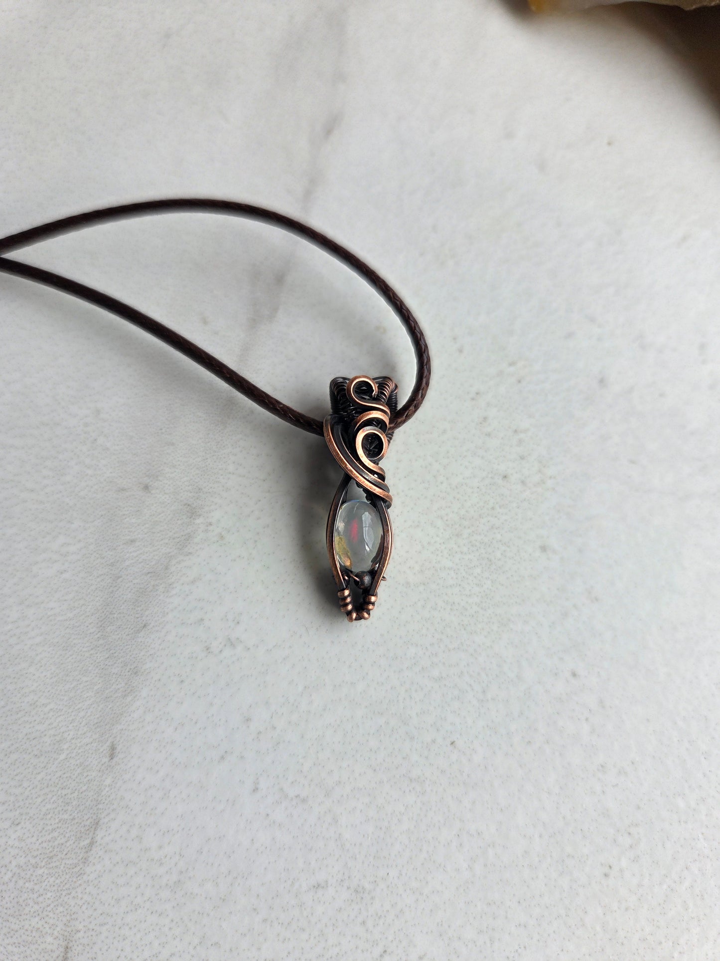 Fire Opal Necklace 🔥