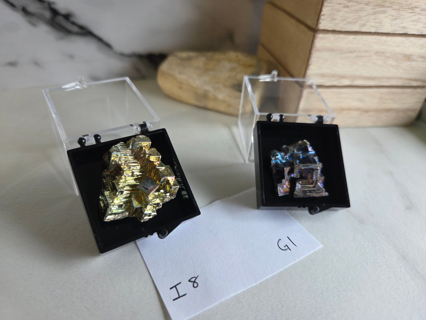 Bismuth Crystal Specimens
