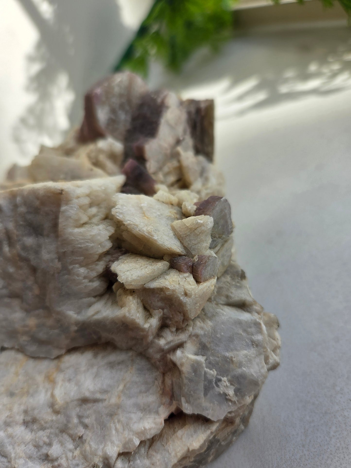 Raw Lepidolite with Clevelandite Feldspar Specimen 😍