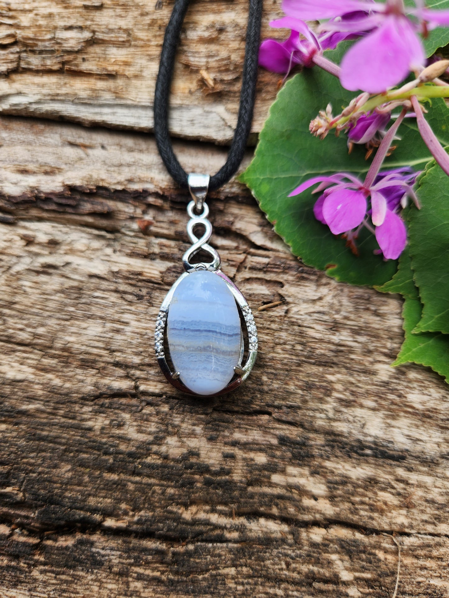 Blue Lace Agate Necklace