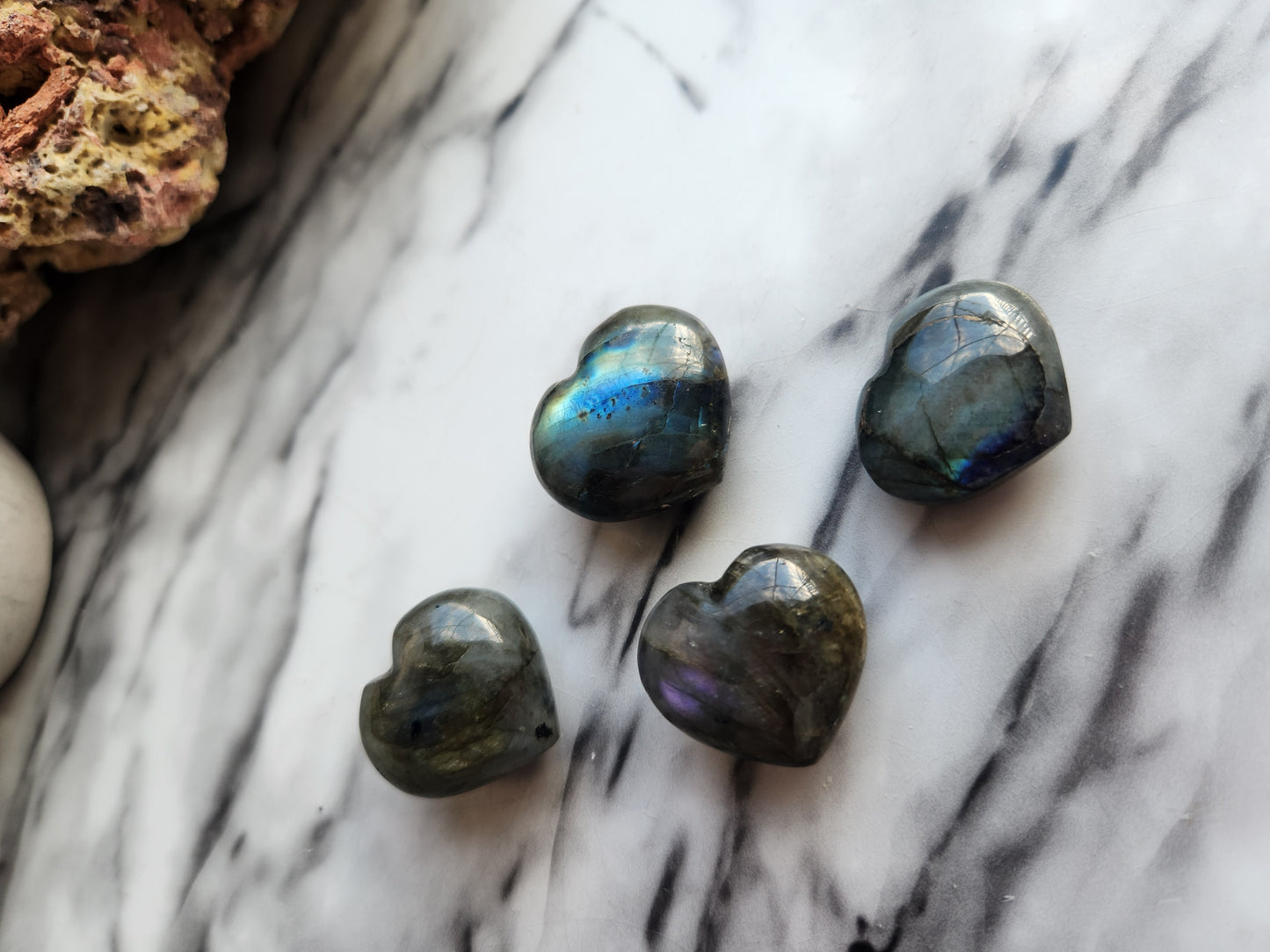 Labradorite Mini Heart Carving