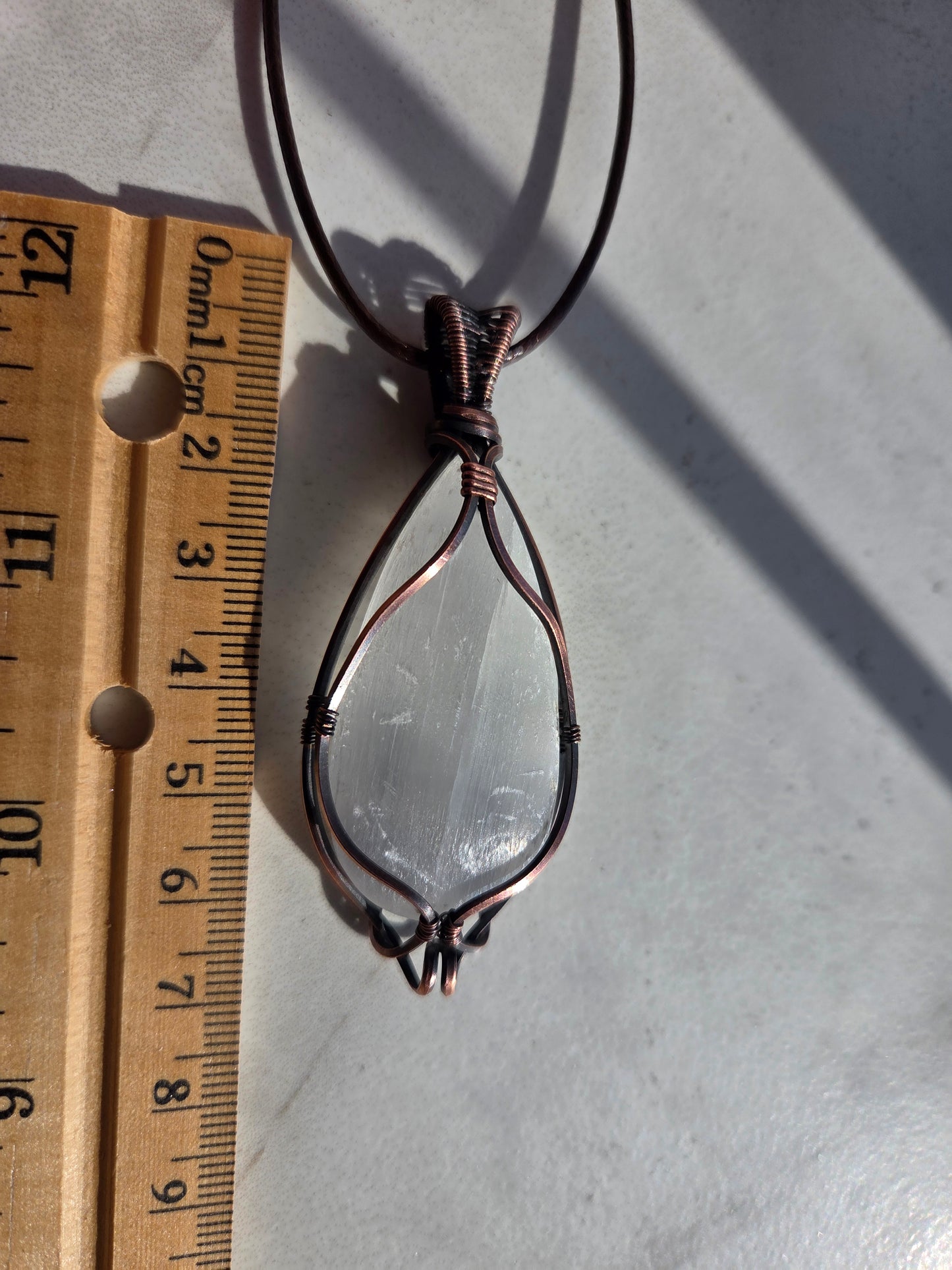 Selenite Necklace