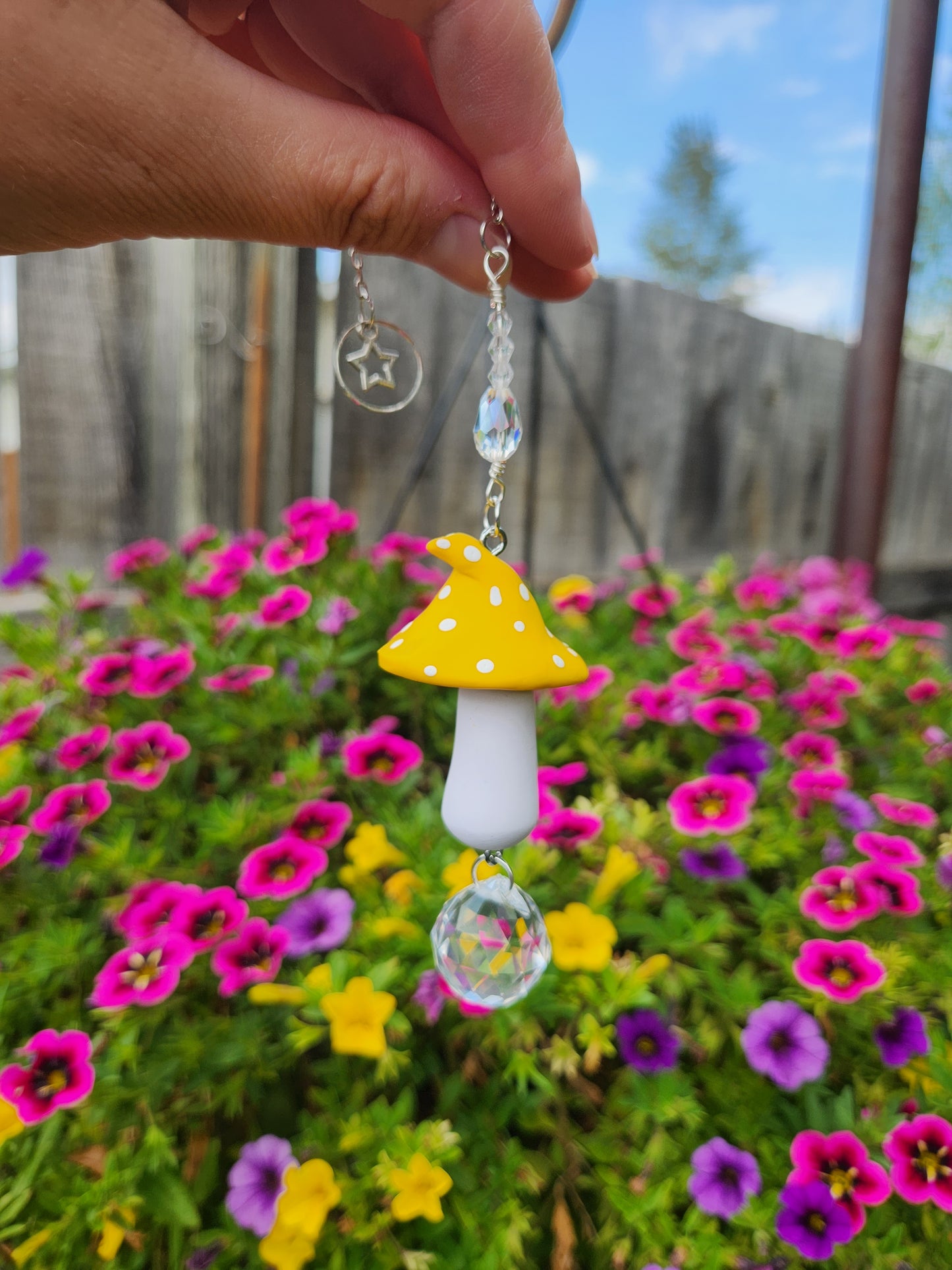 Yellow Mushroom SunCatcher