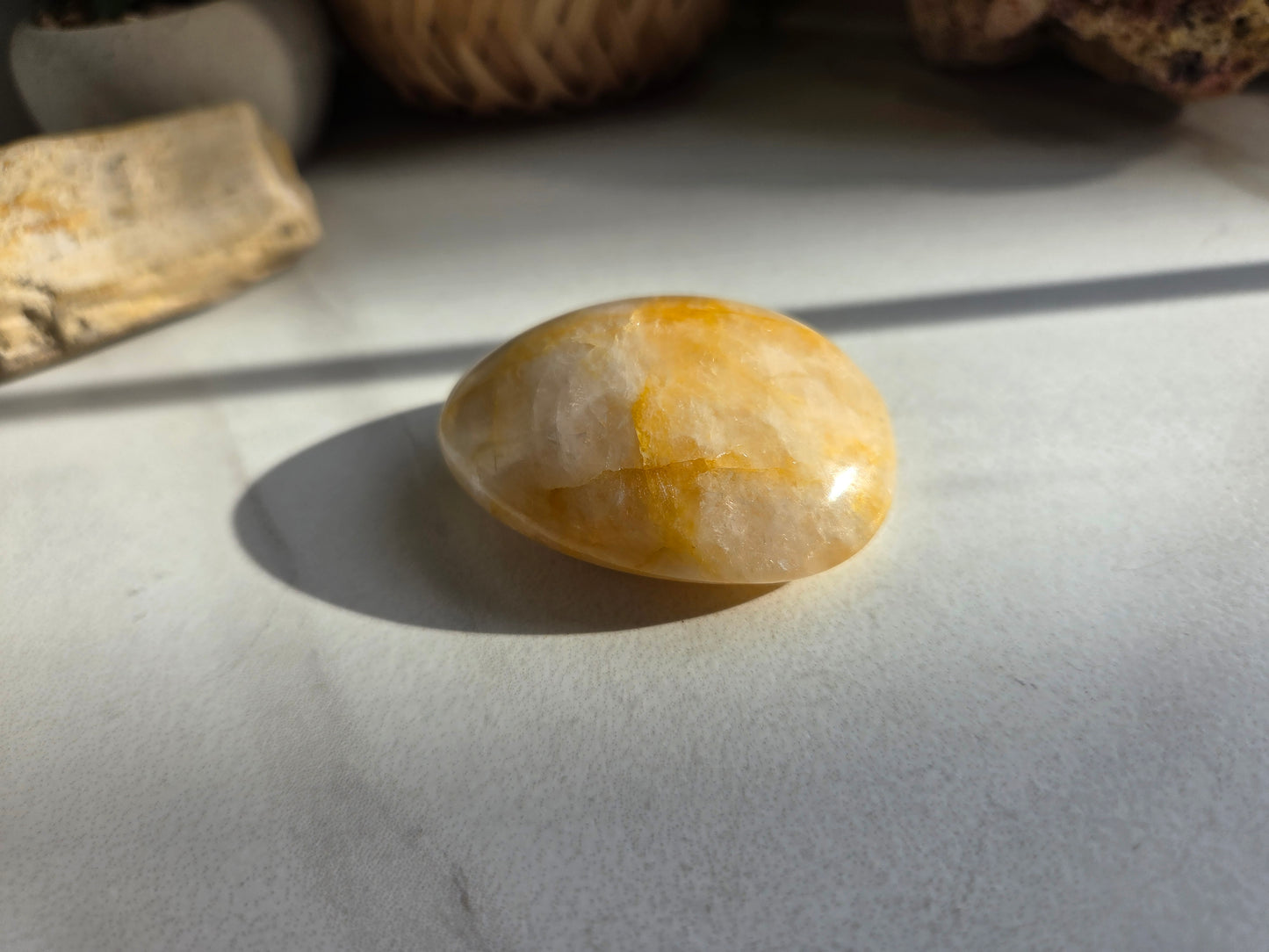 Golden Healer Palm Stone ✨️