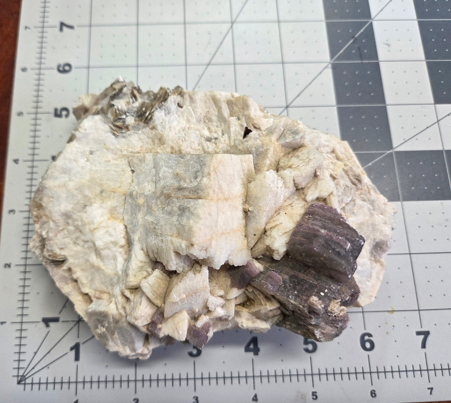 Raw Lepidolite with Clevelandite Feldspar Specimen 😍