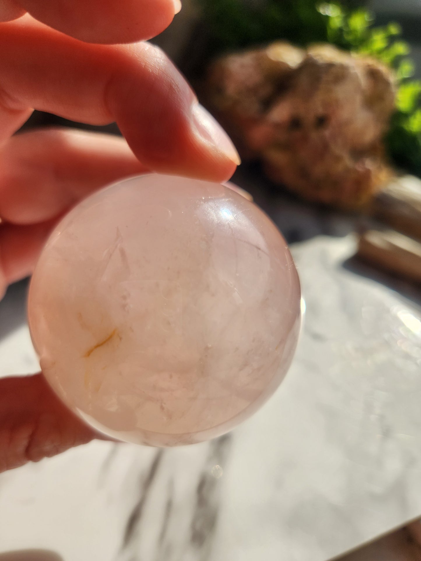 Rose Quartz Sphere