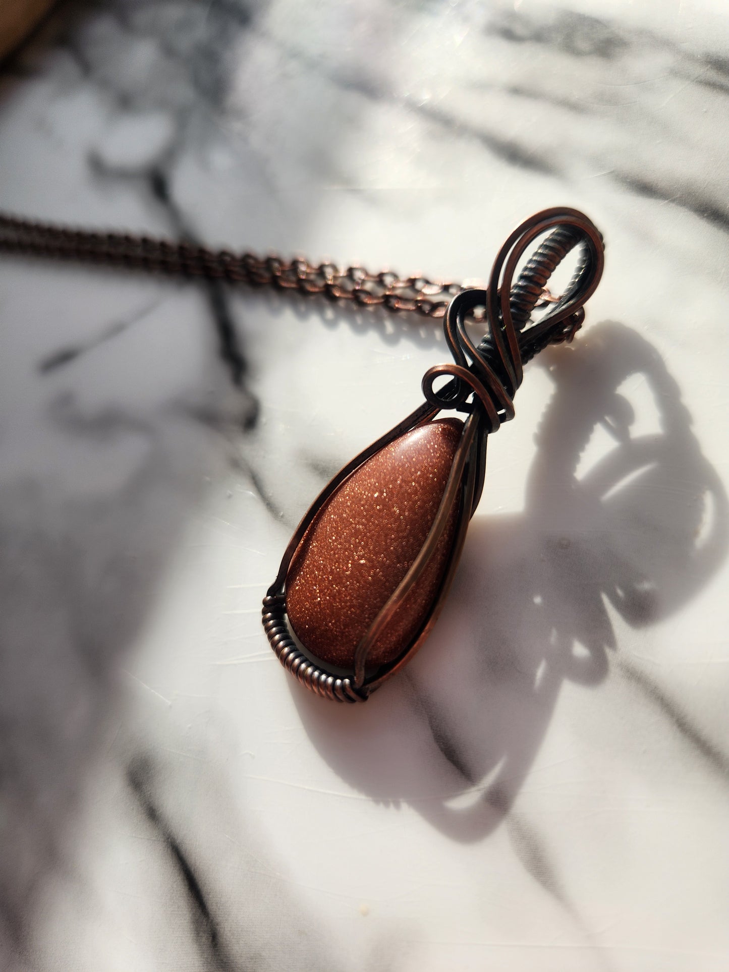 Goldstone Necklace