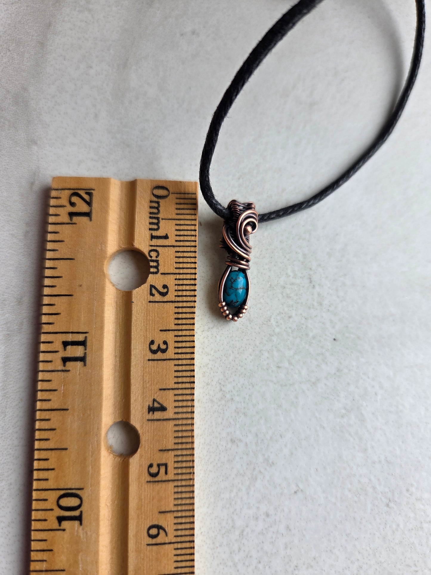 🏜 Desert Guardian – Turquoise Mini Necklace 💙