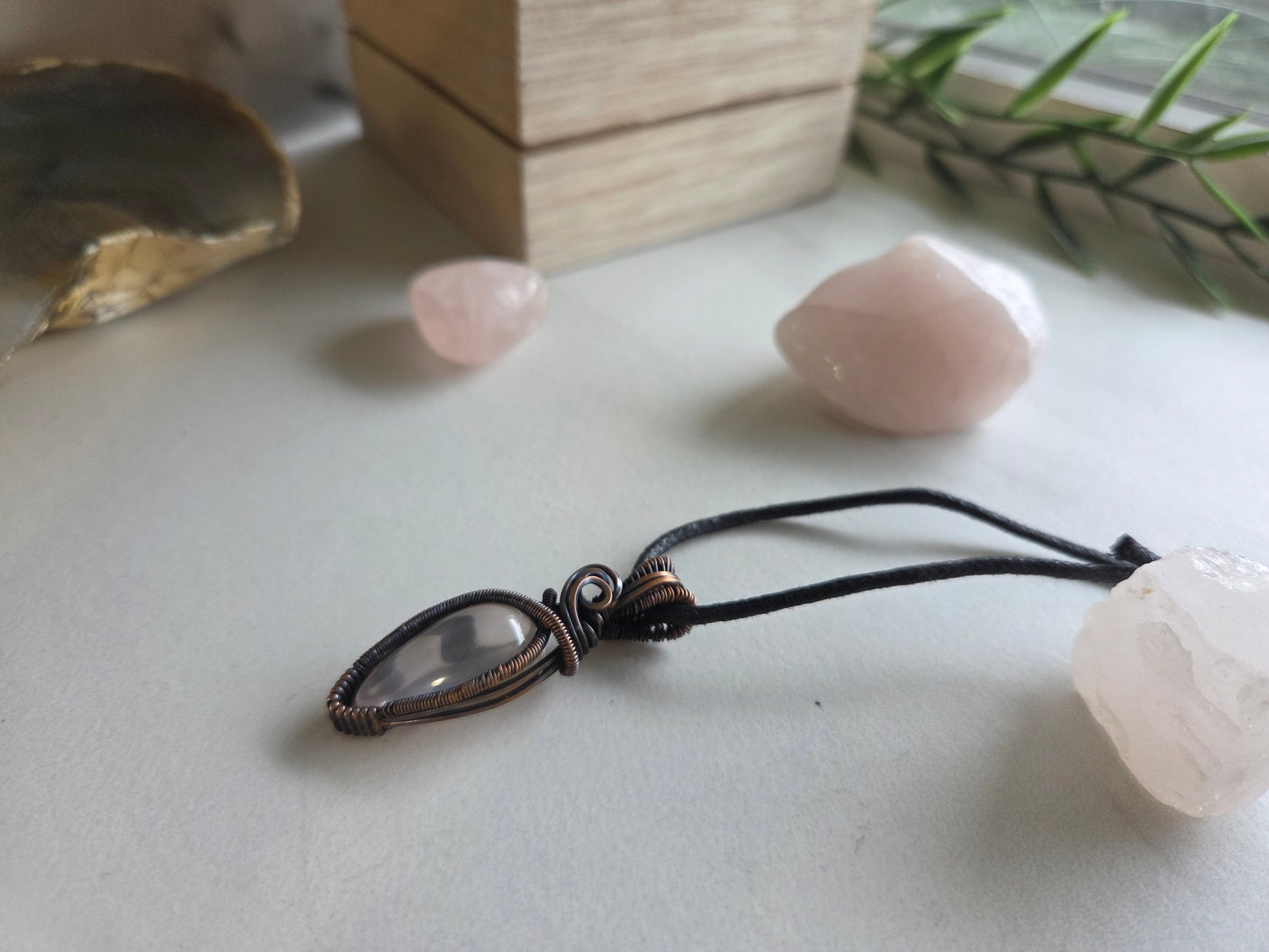 Rose Quartz Necklace 🌹