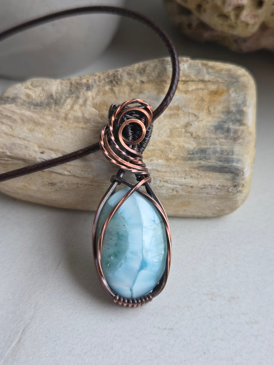 Larimar Necklace 🌊