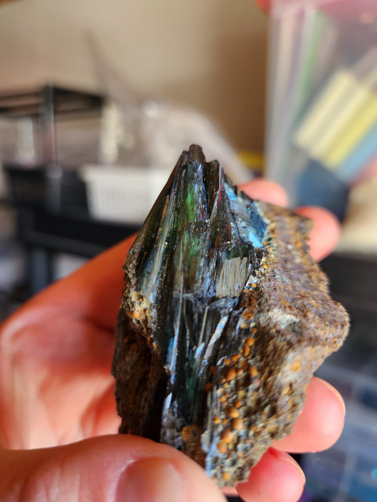 Raw Vivianite