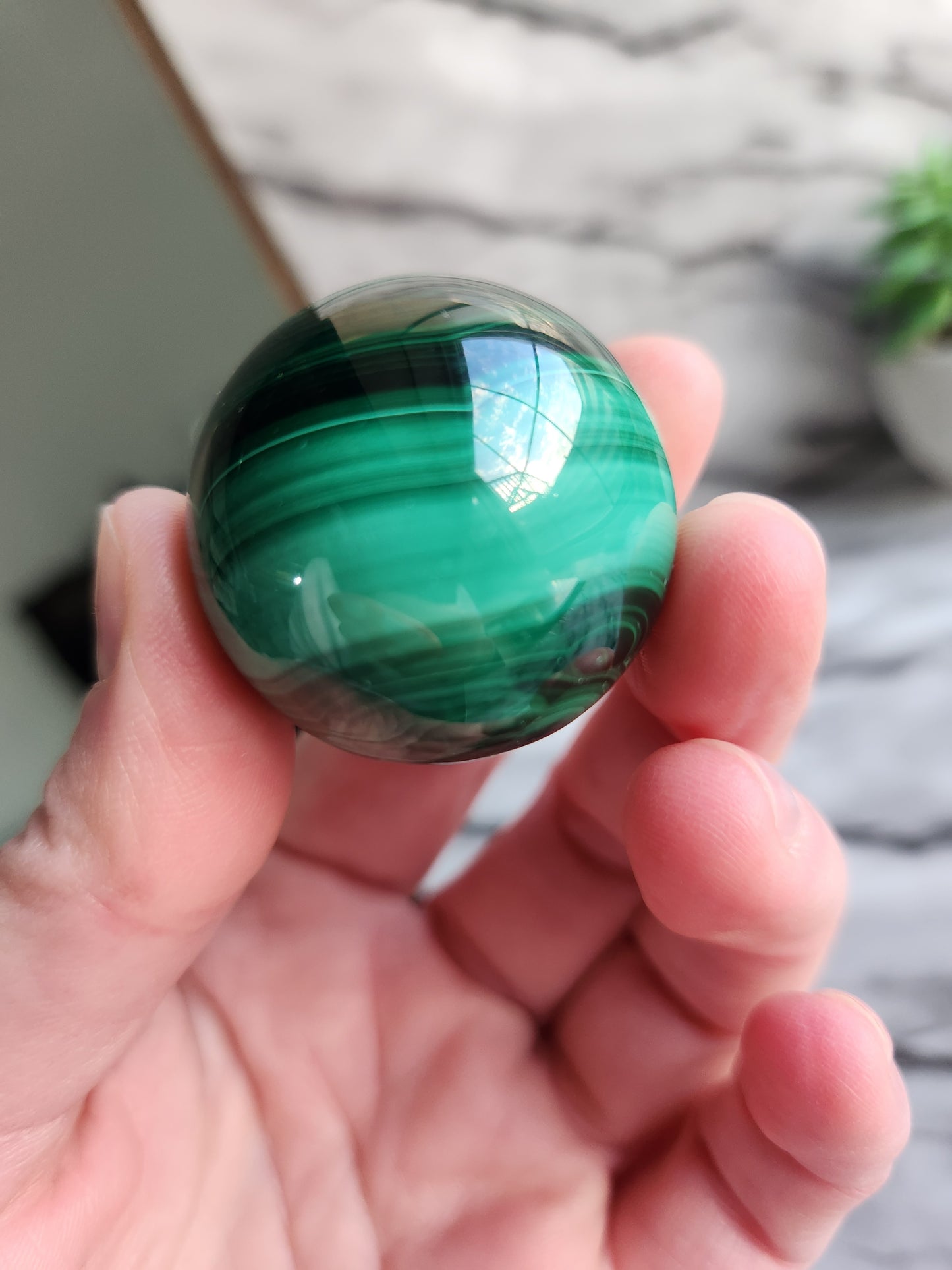 Malachite Sphere B