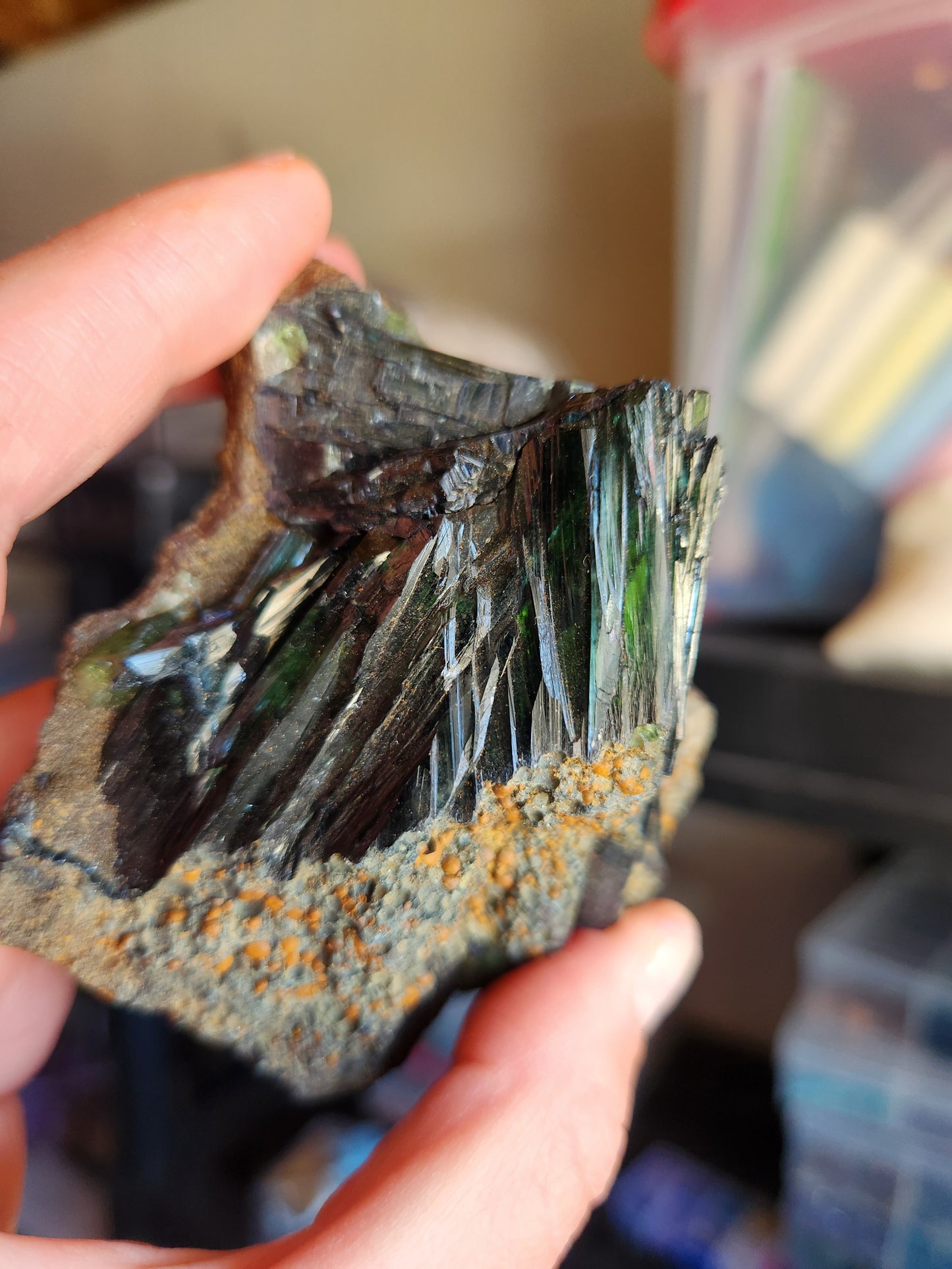 Raw Vivianite