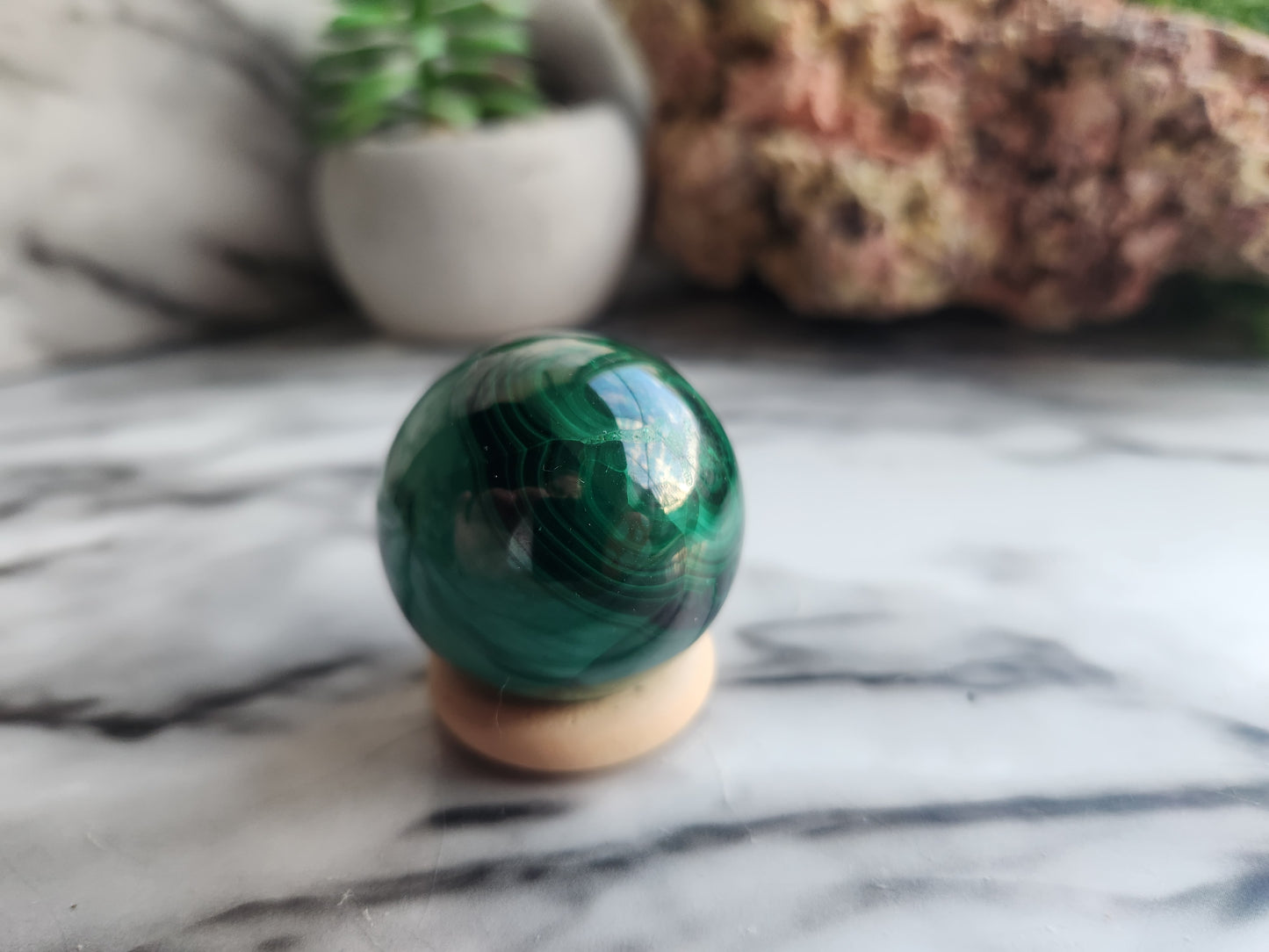 Malachite Sphere B