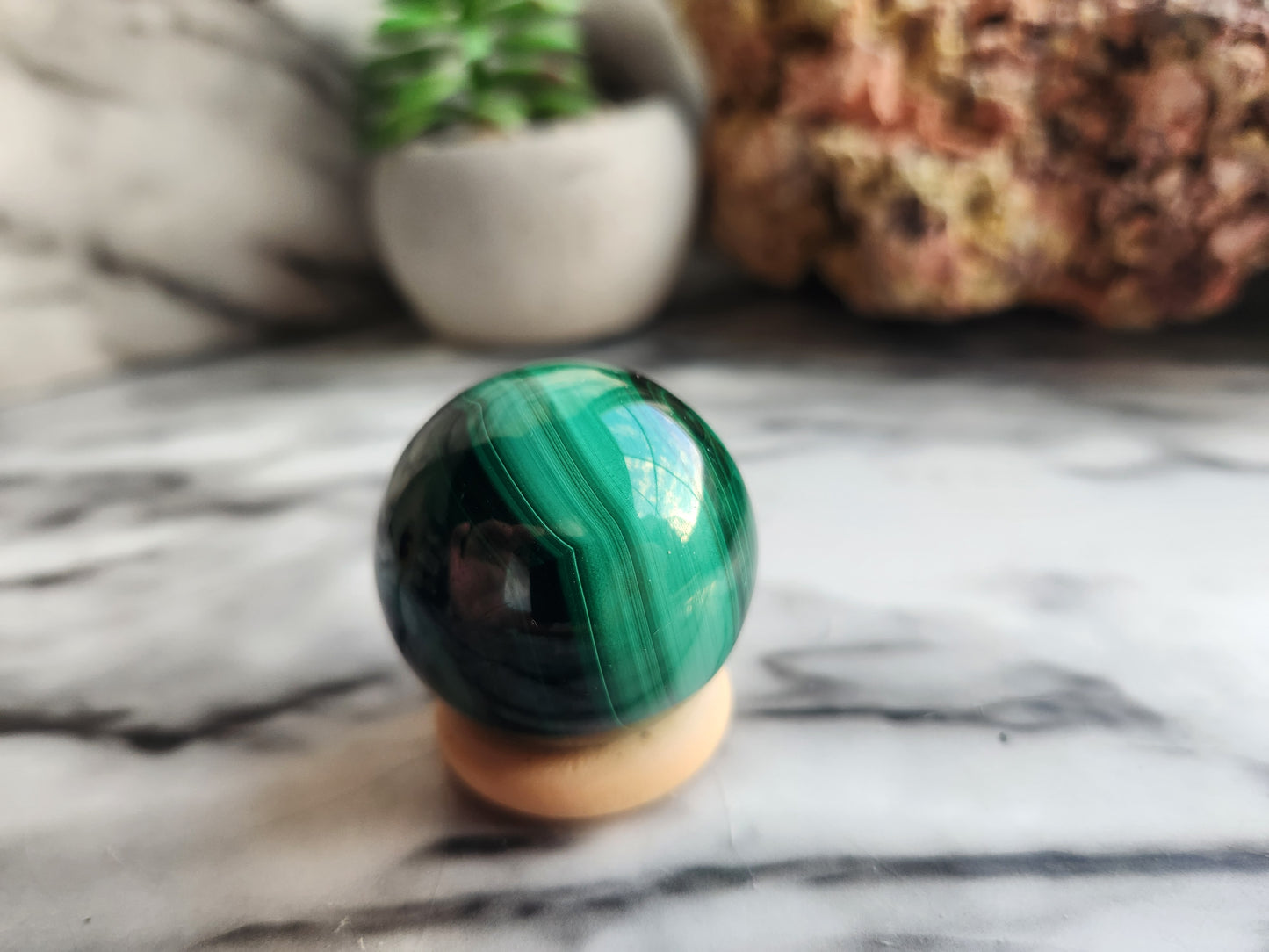 Malachite Sphere B