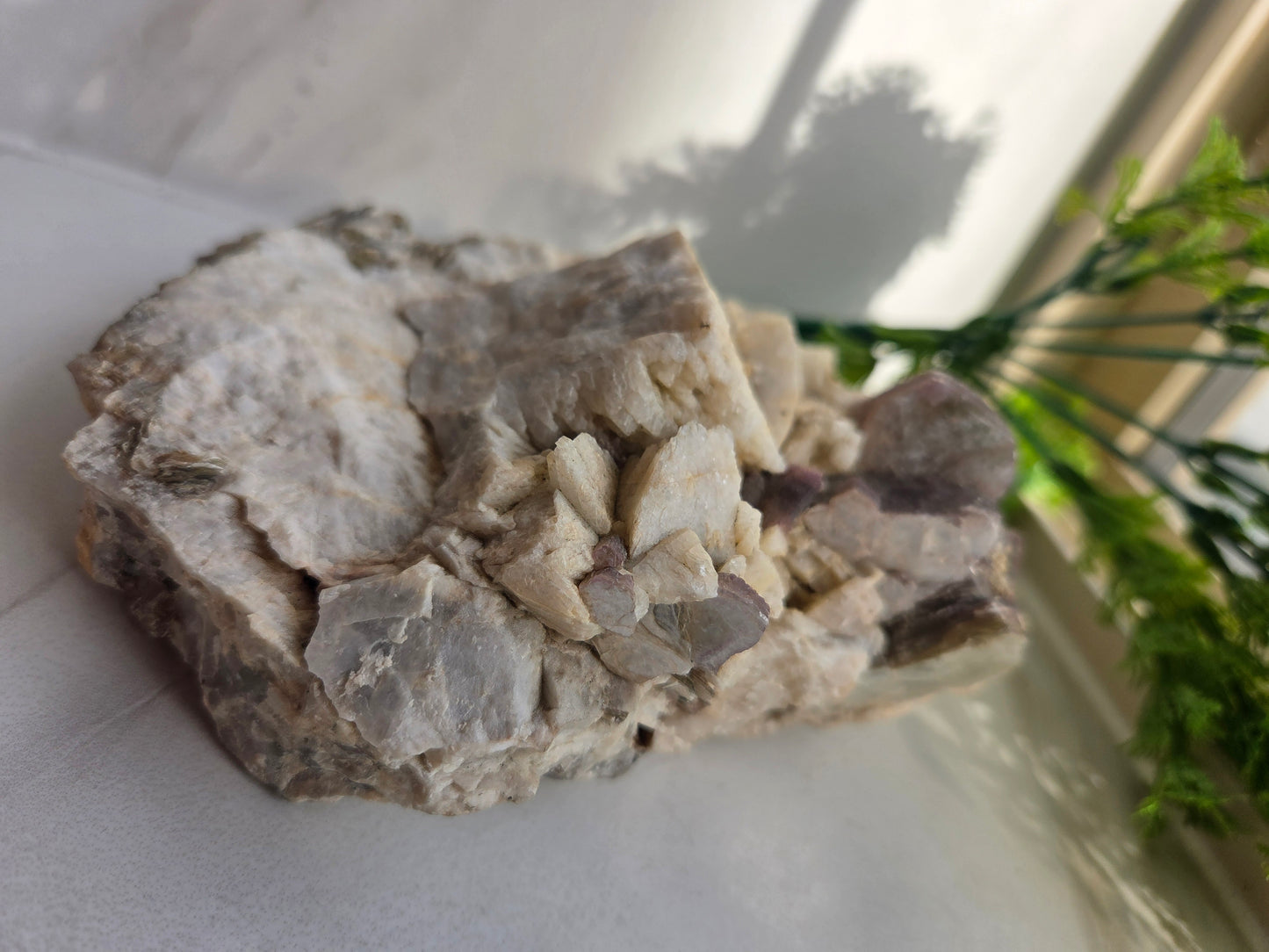 Raw Lepidolite with Clevelandite Feldspar Specimen 😍