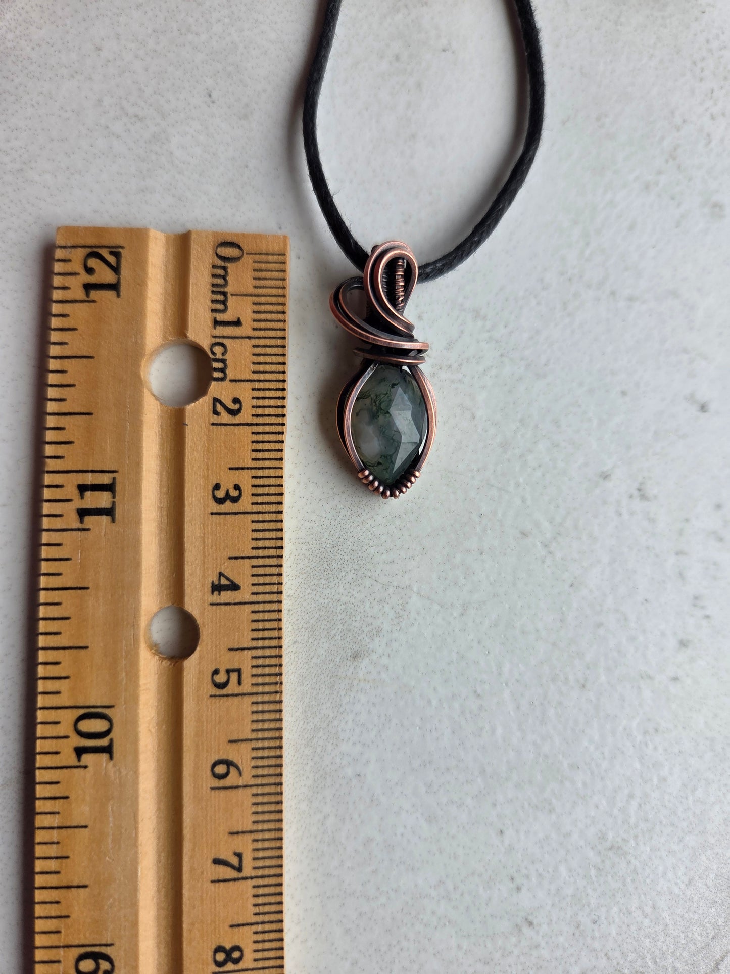 Mosslight Charm Necklace 🪴 Moss Agate