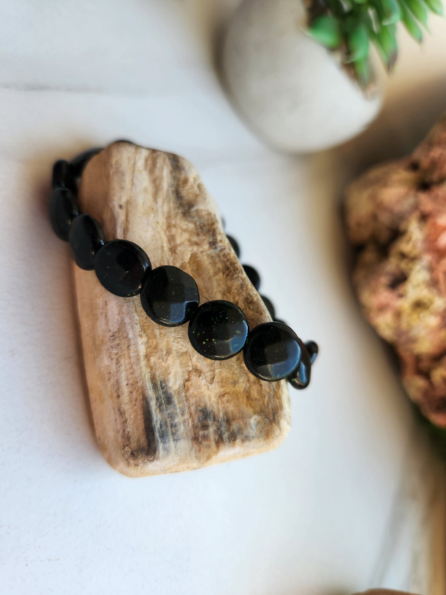 Green Sandstone Bracelet
