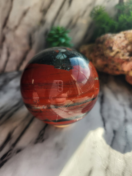 African Bloodstone Sphere