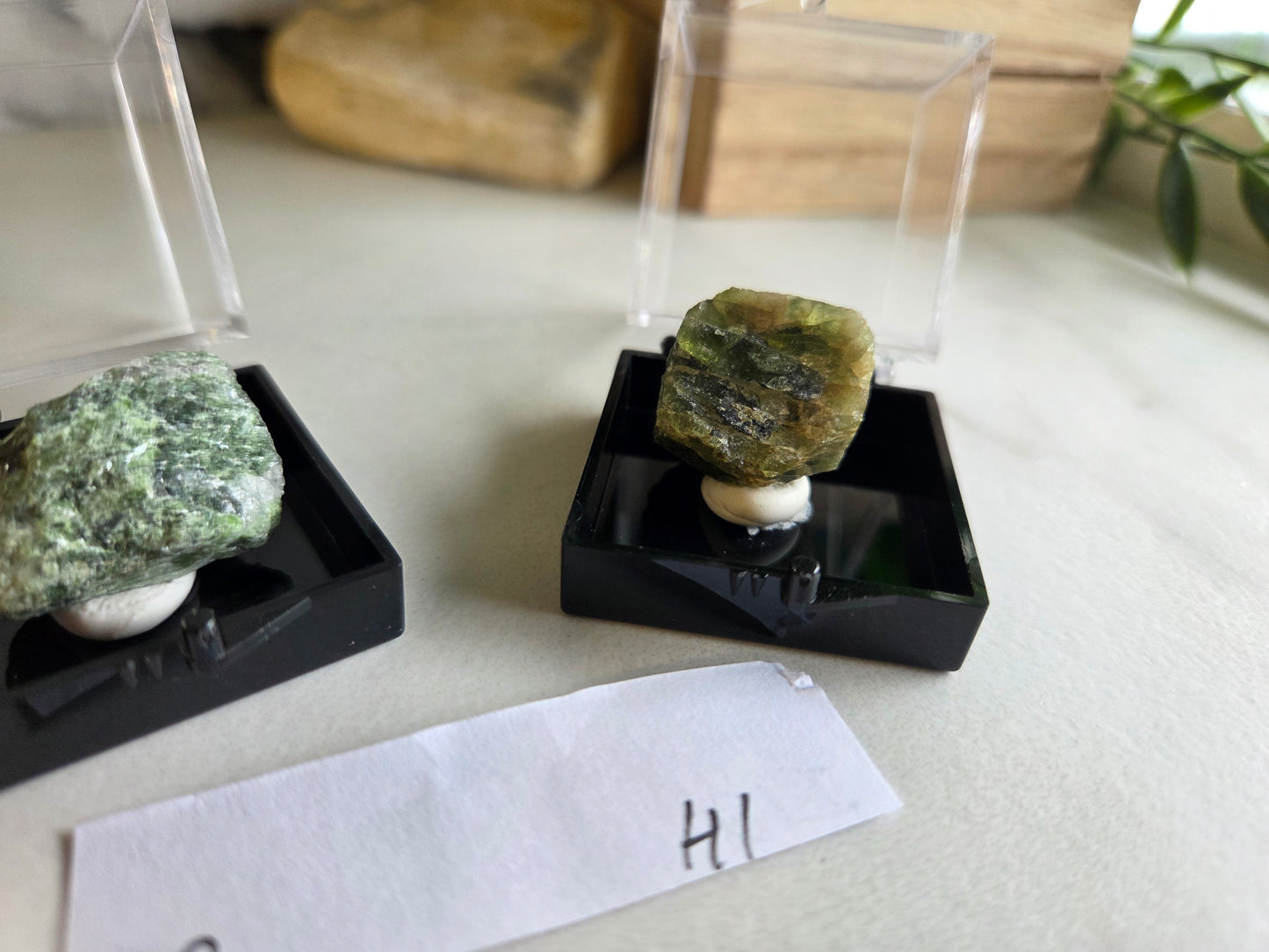 Natural Diopside Crystal Specimens 🌿