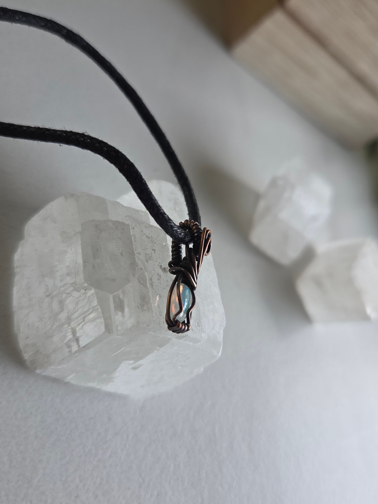Mini Fire Opal Necklace 🔥