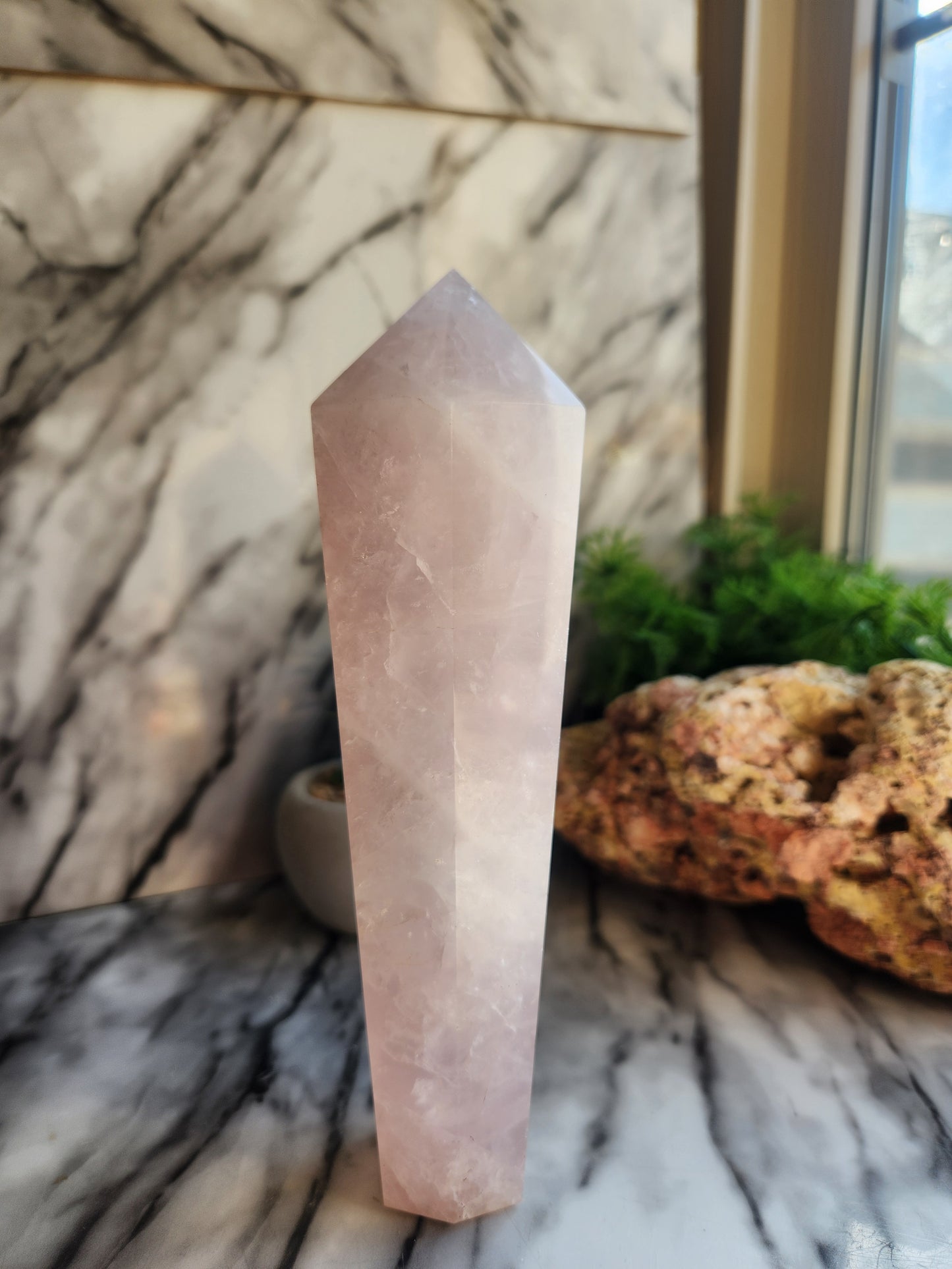 Rose Quartz Wand