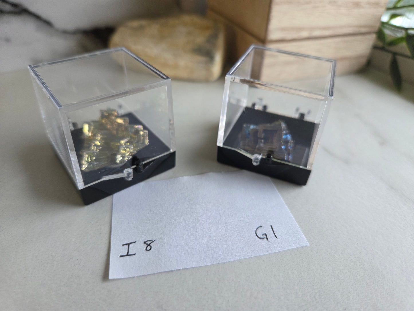 Bismuth Crystal Specimens