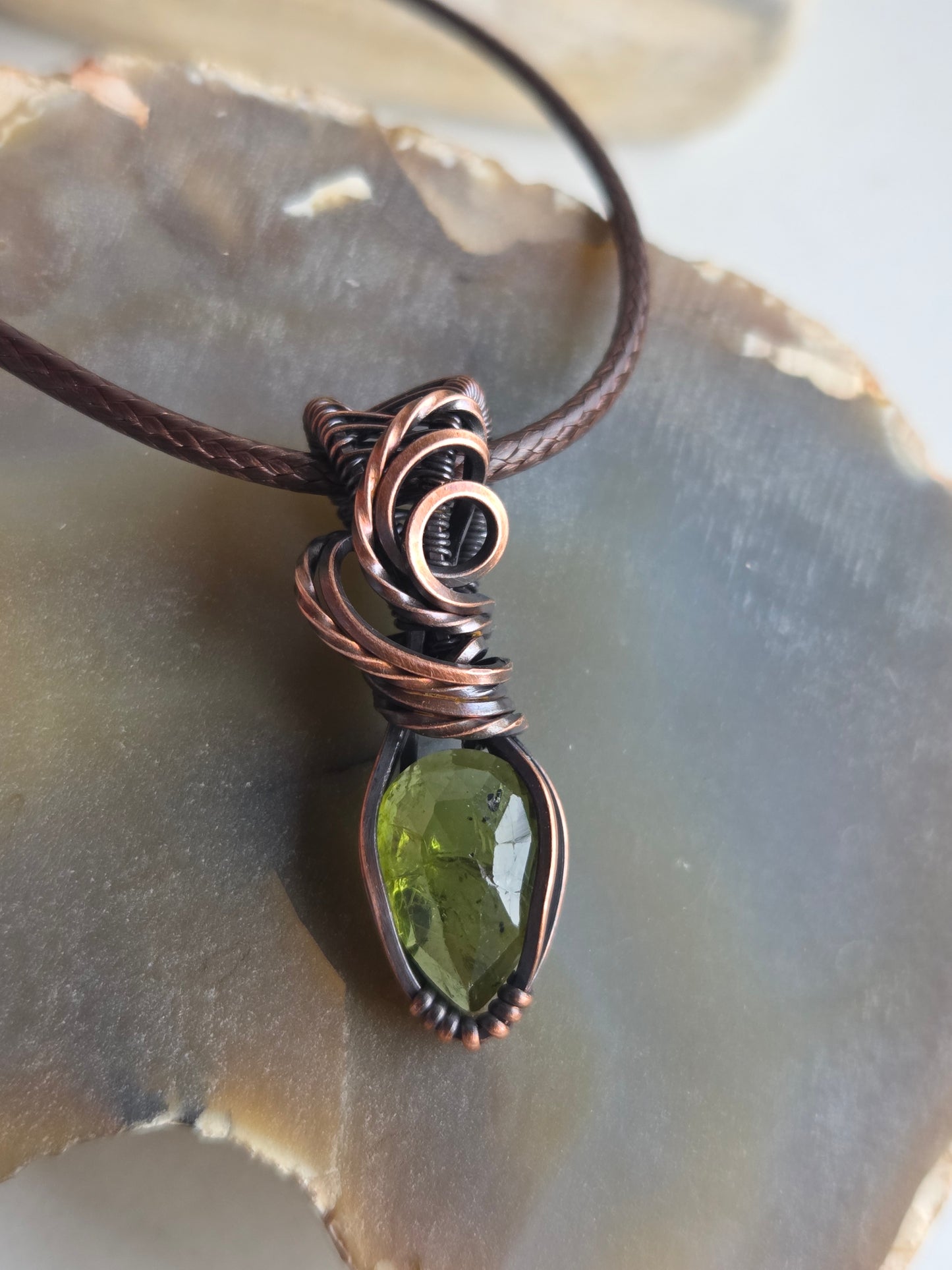 Peridot Necklace 💚