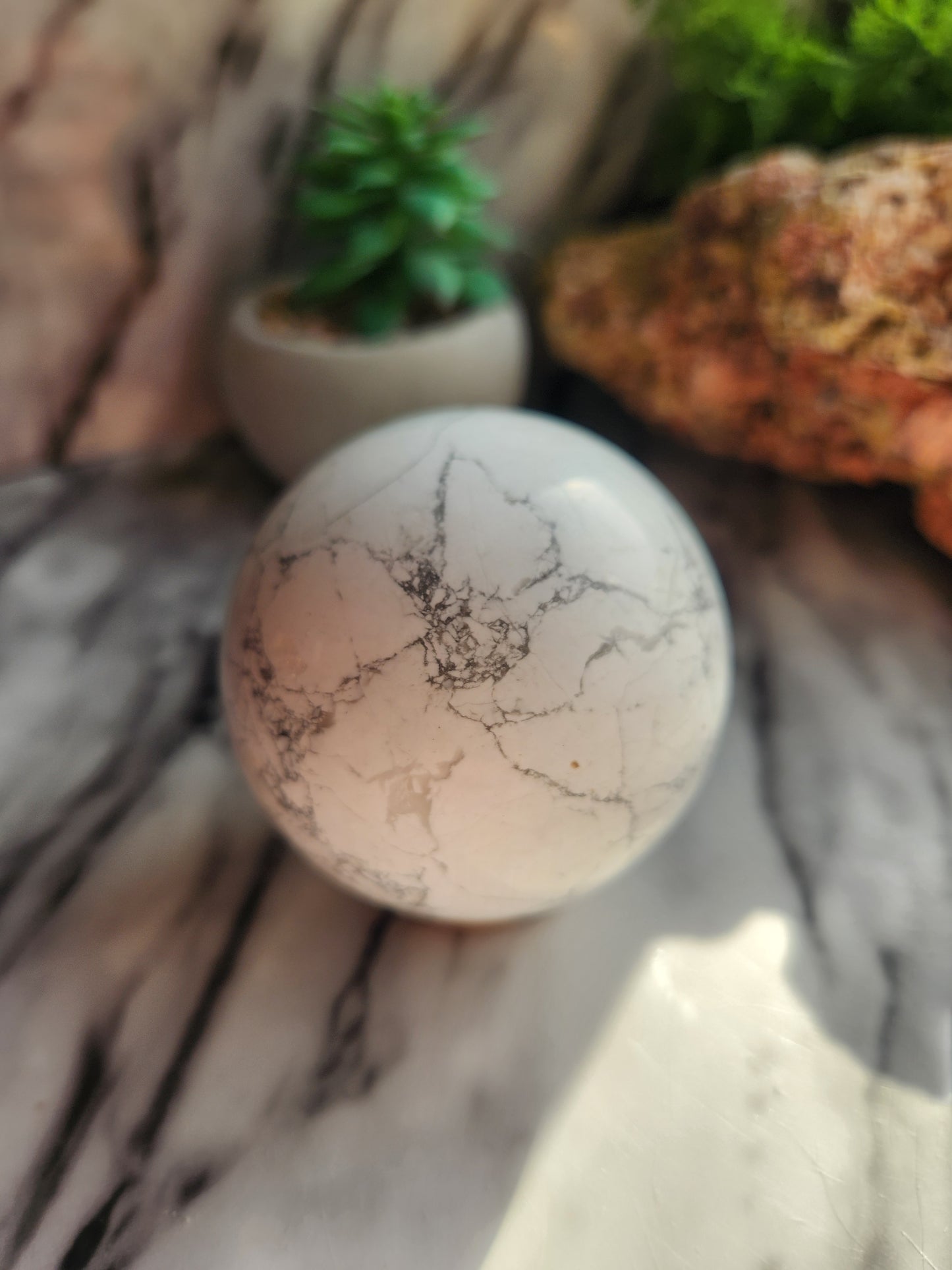 Howlite Sphere