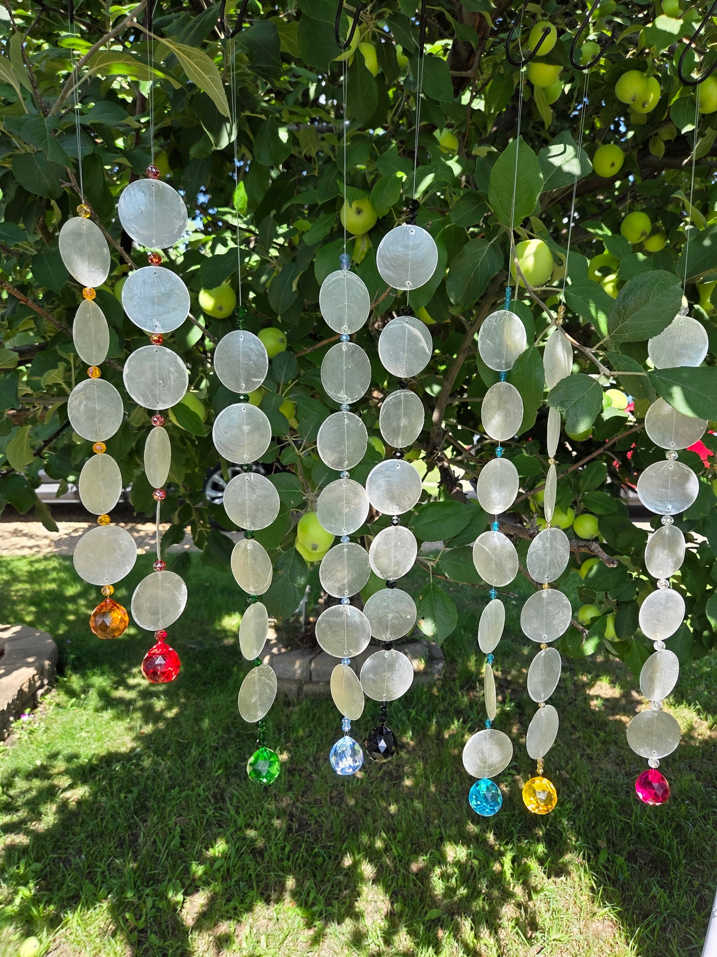 ✨ Capiz Shell Suncatchers