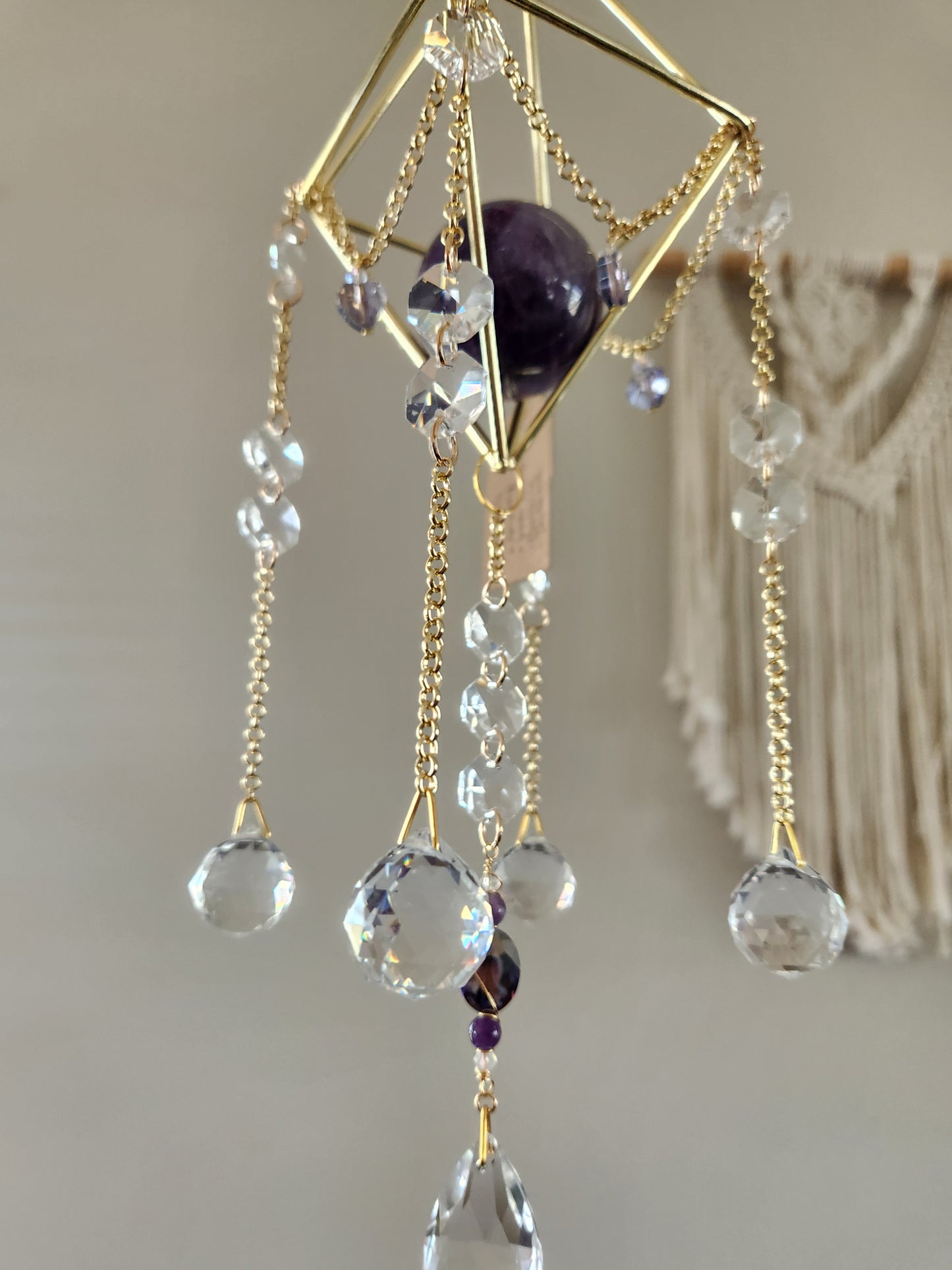 Amethyst Suncatcher