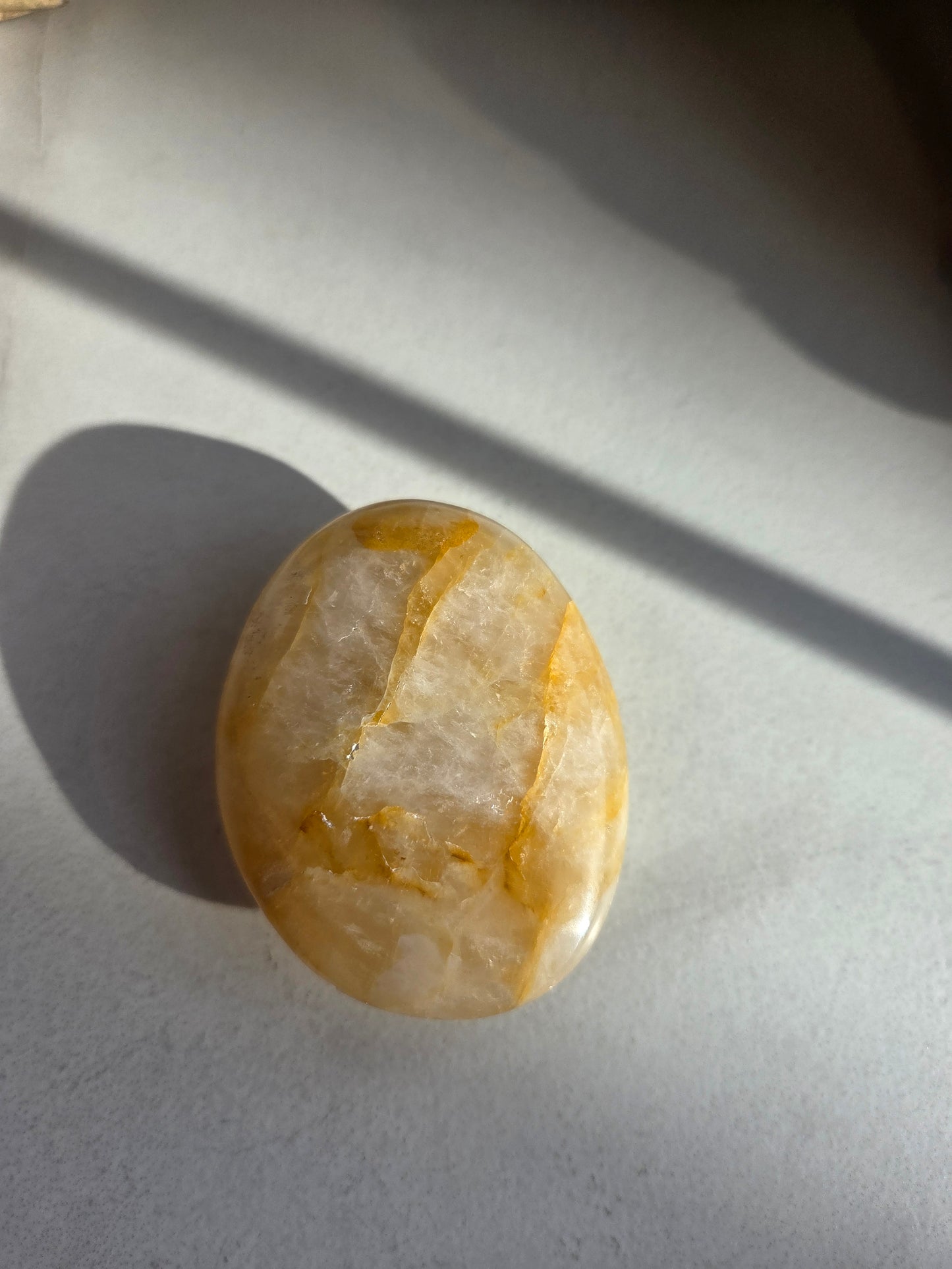 Golden Healer Palm Stone ✨️