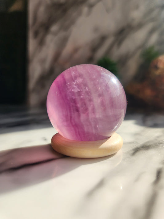 Purple Fluorite Sphere