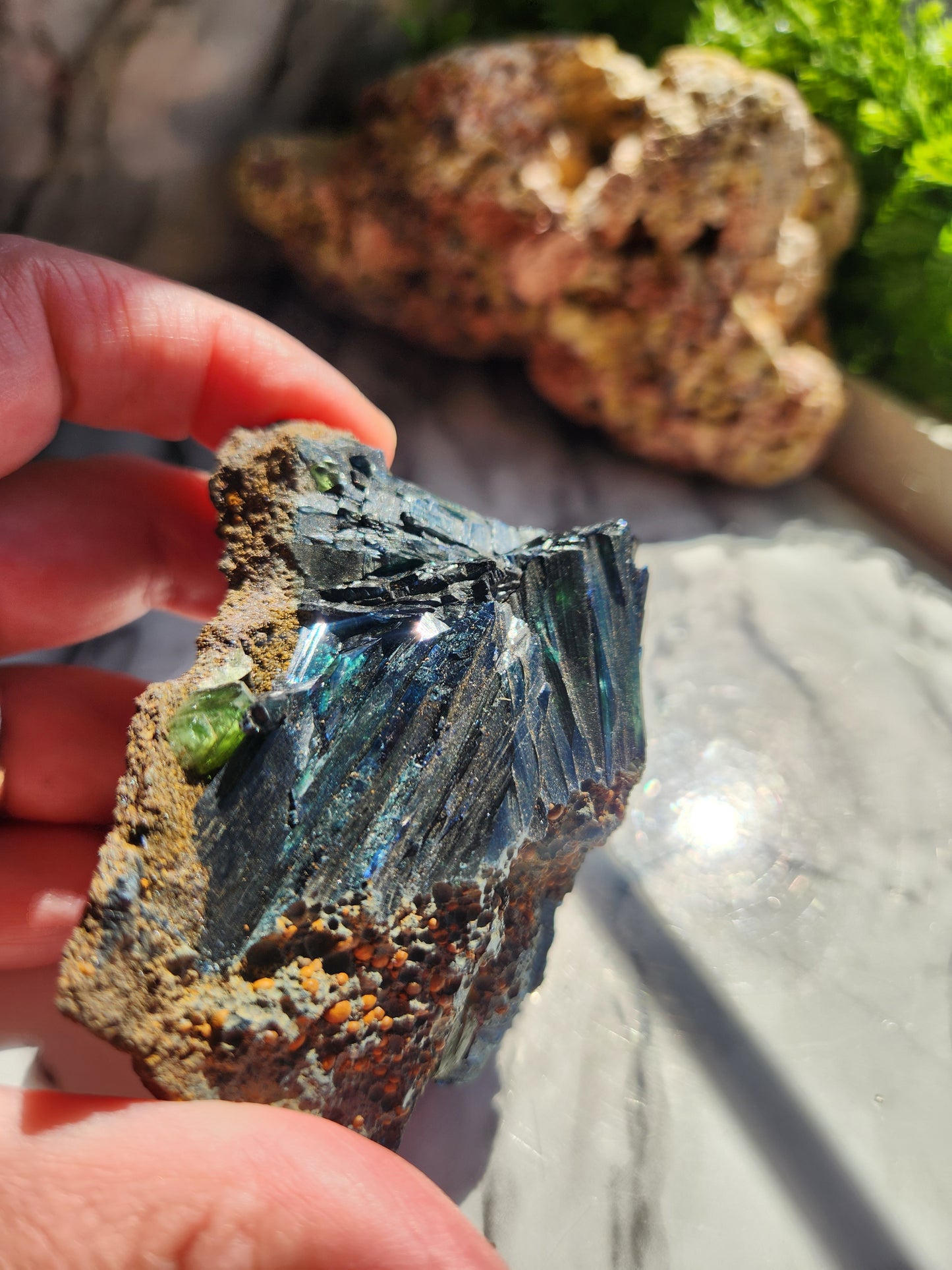 Raw Vivianite