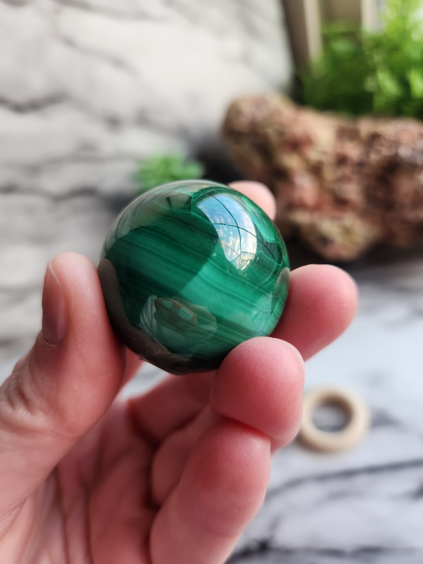 Malachite Sphere A