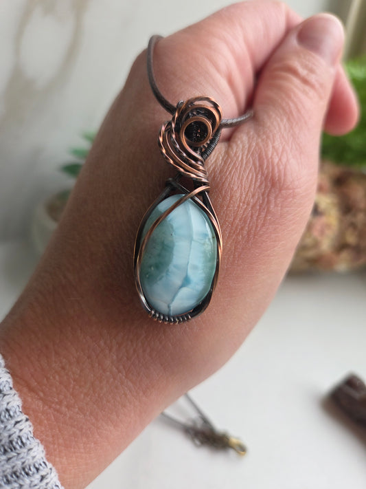 Larimar Necklace 🌊