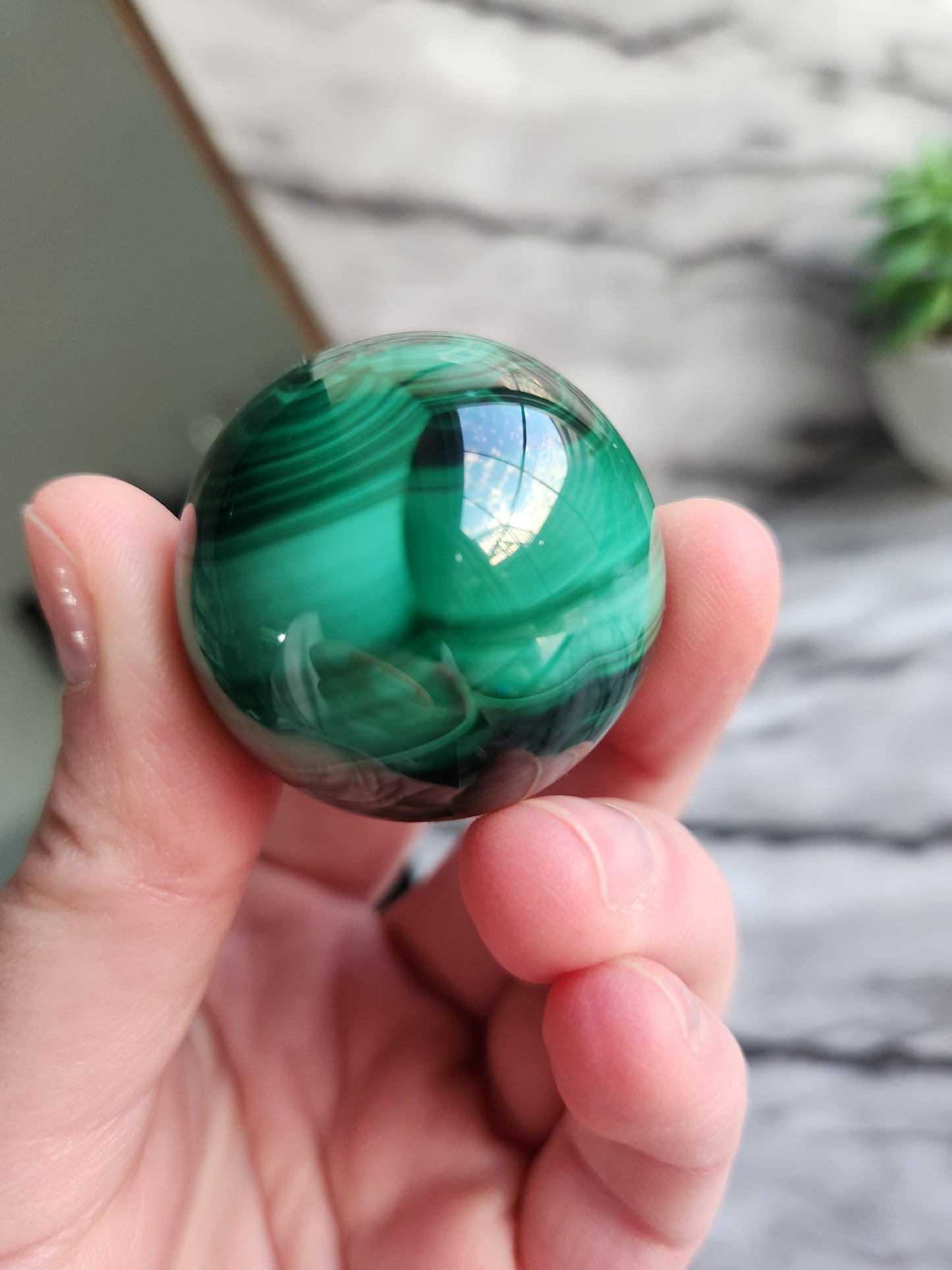 Malachite Sphere B