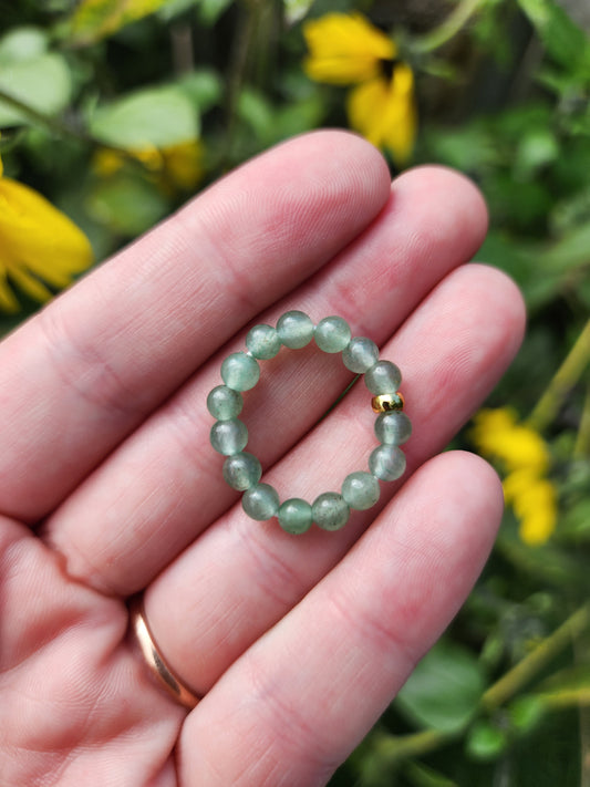 Green Aventurine Ring