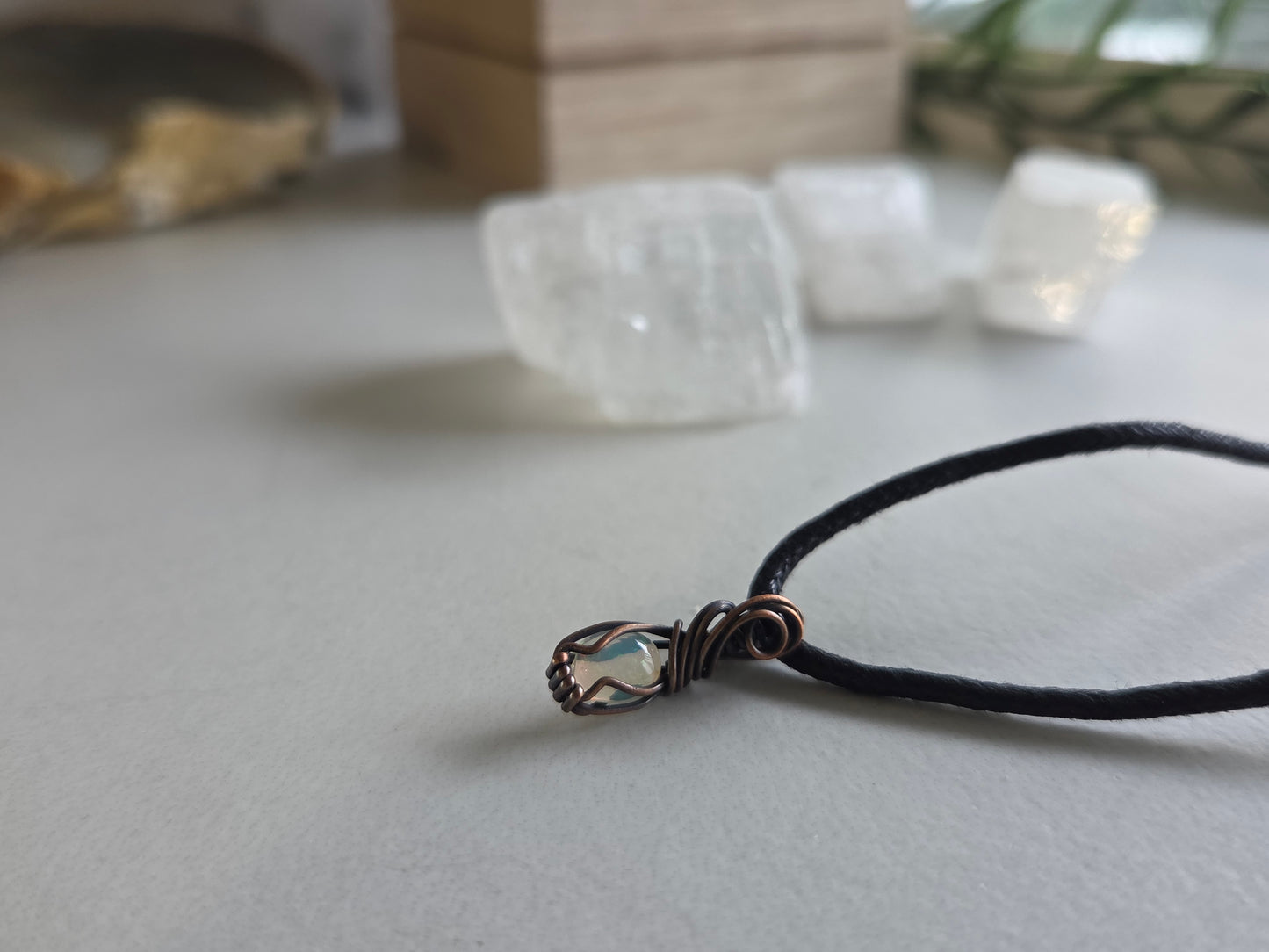 Mini Fire Opal Necklace 🔥