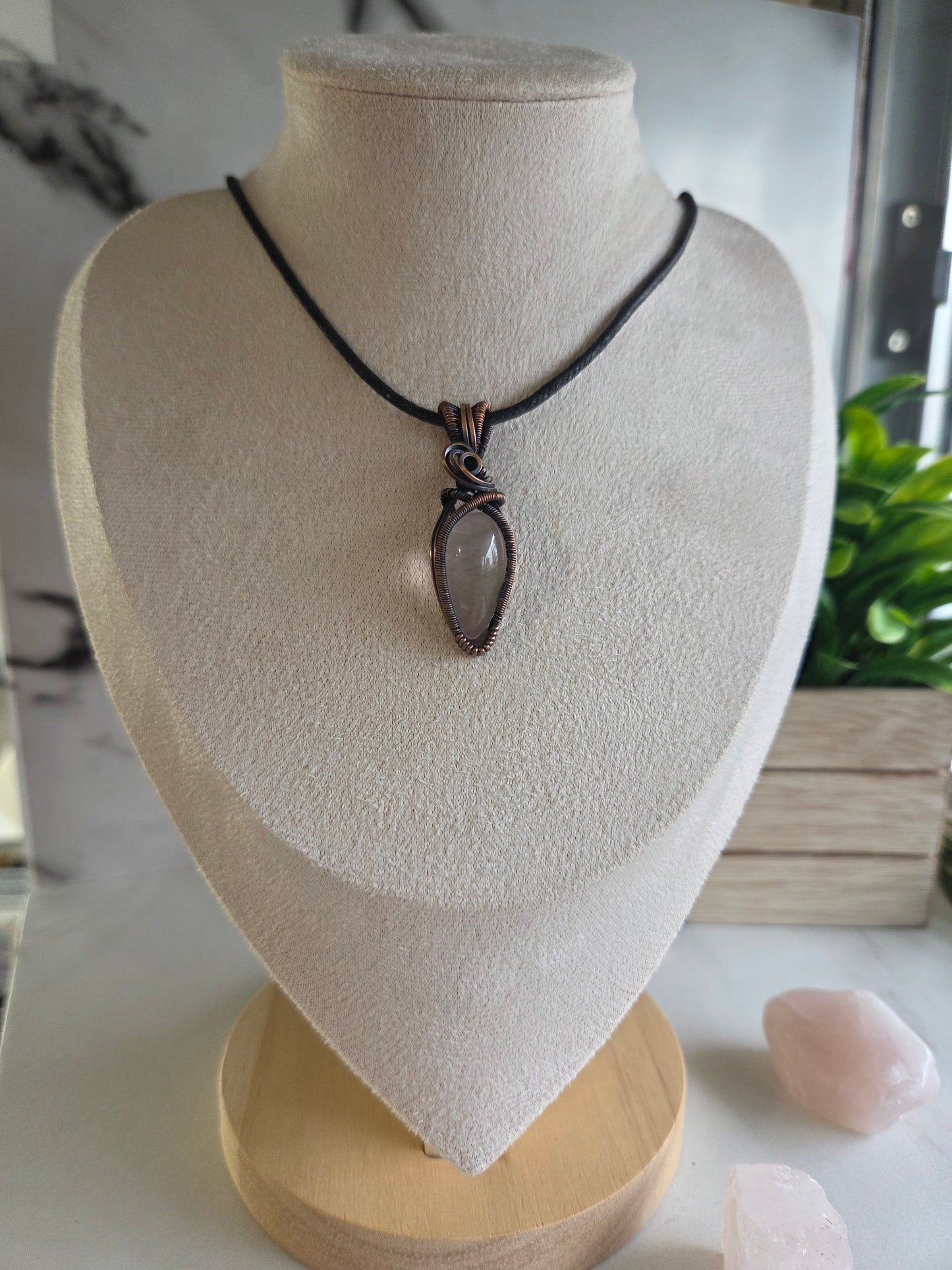 Rose Quartz Necklace 🌹