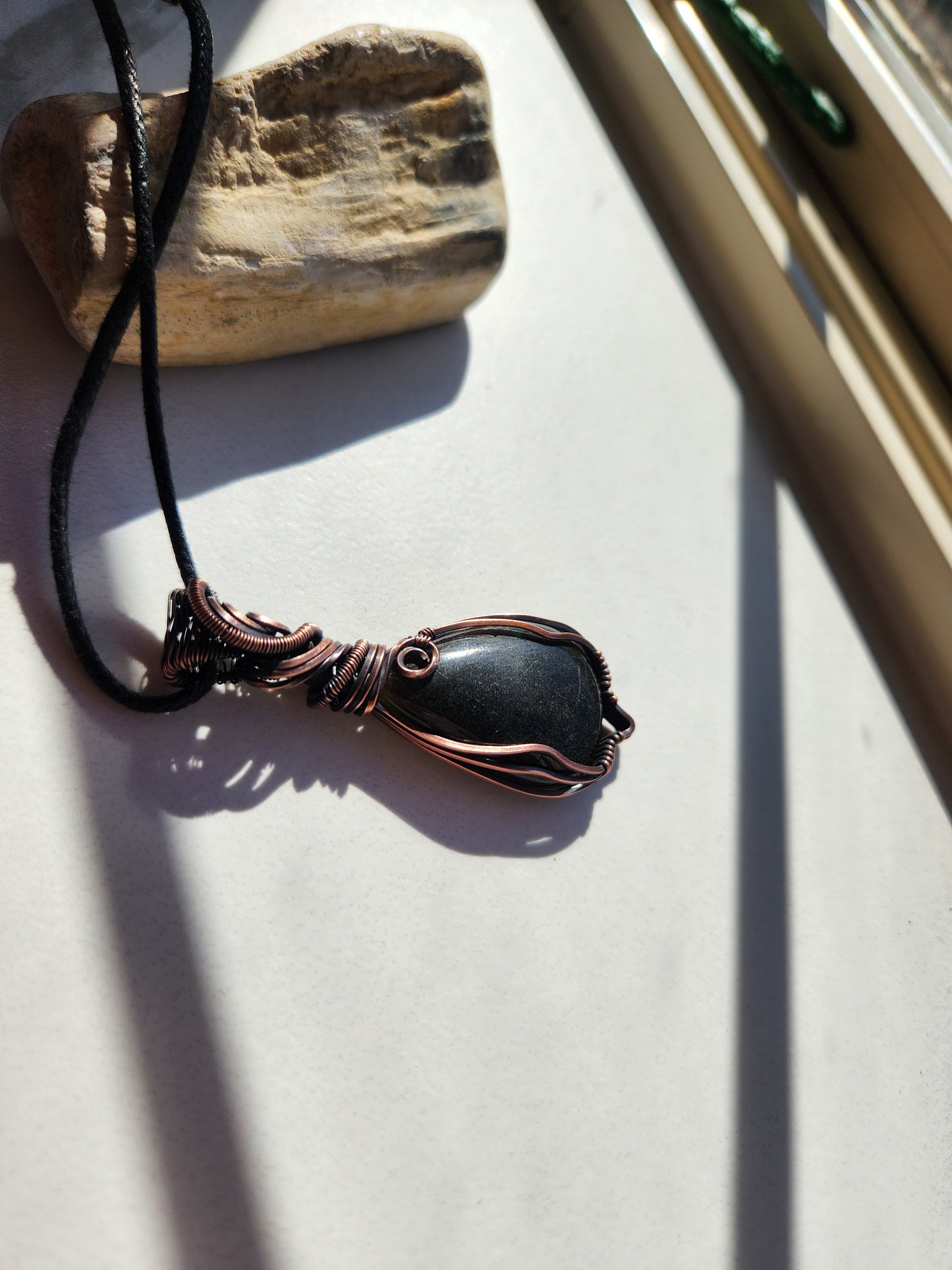 Golden Obsidian Necklace