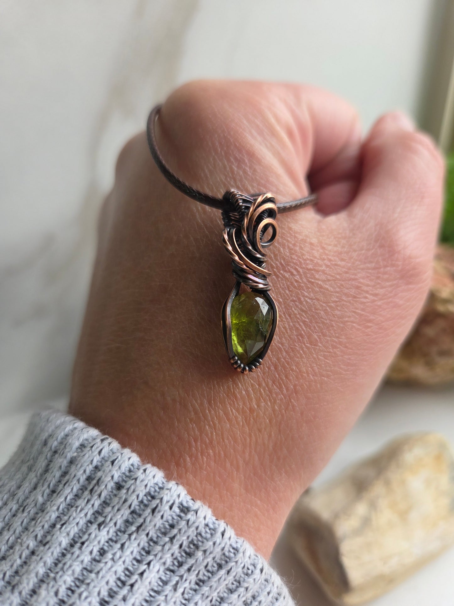 Peridot Necklace 💚