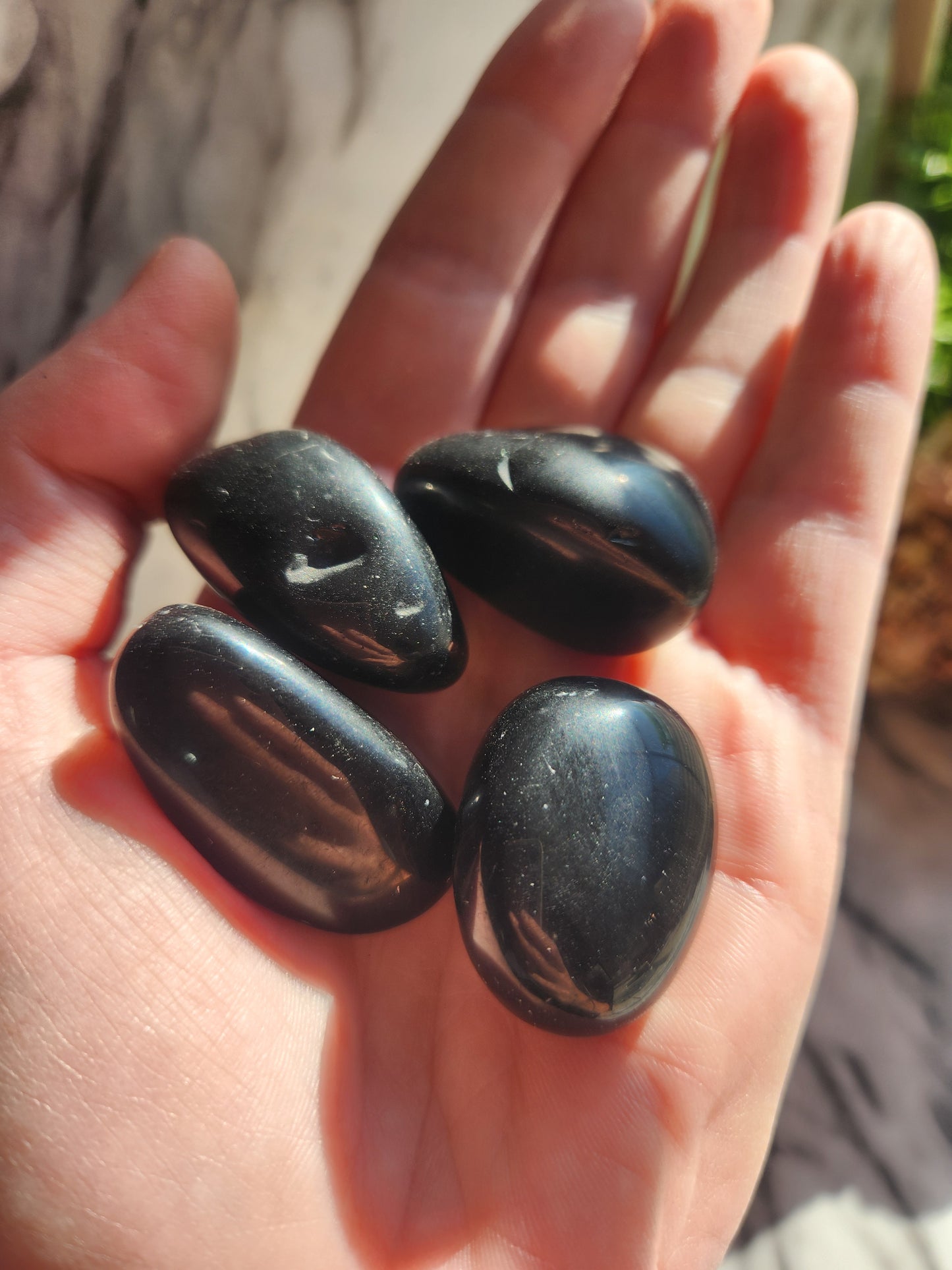 Black Obsidian Tumble