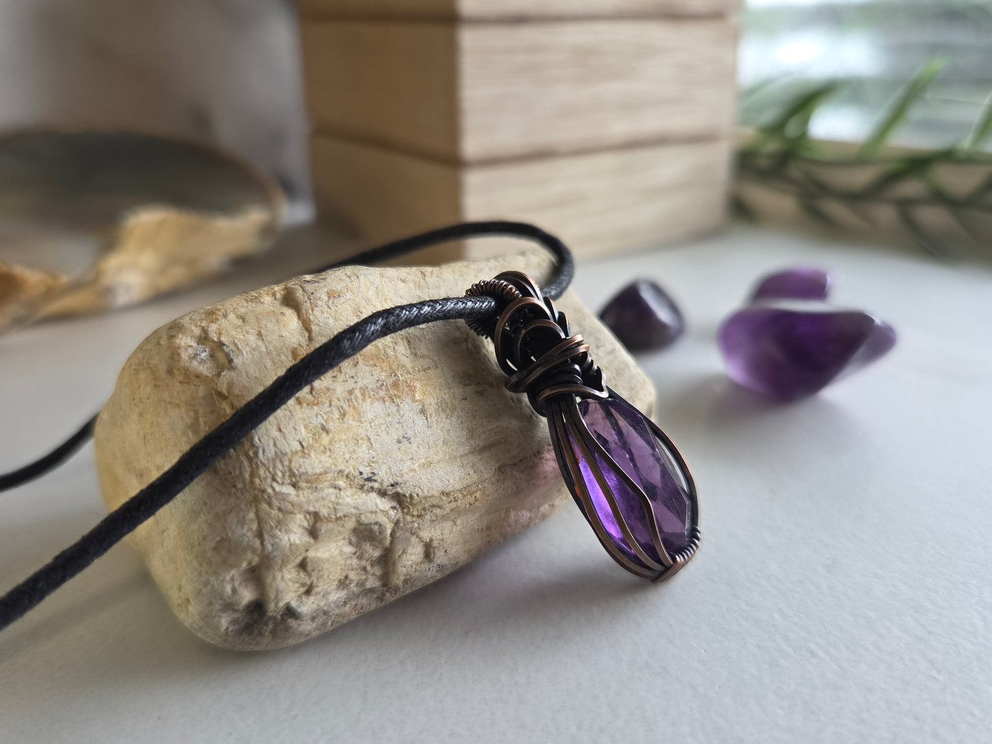Facted Amethyst Necklace 💜