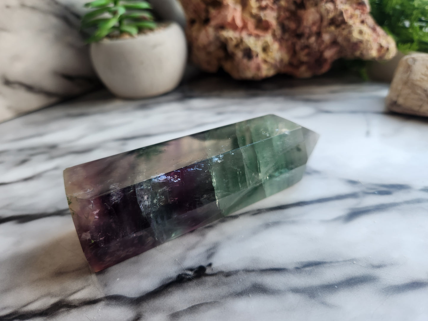 Rainbow Fluorite Tower