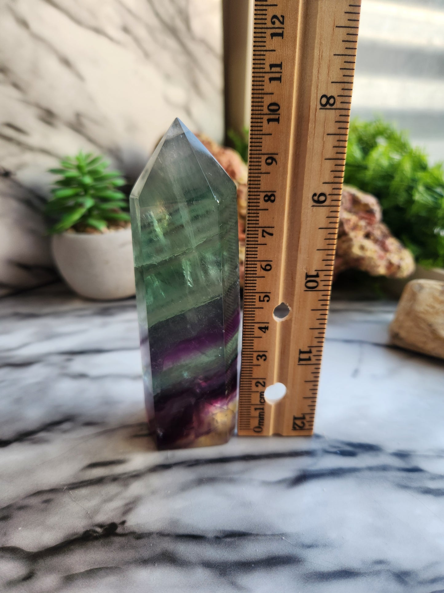 Rainbow Fluorite Tower