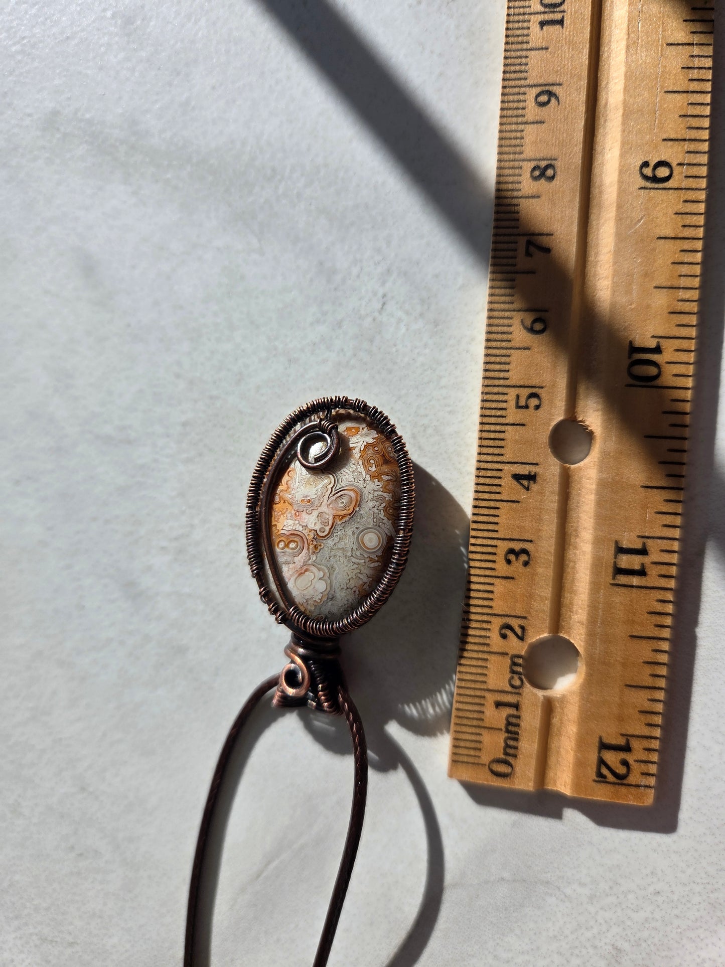 Desert Joy Amulet – Crazy Lace Agate Necklace 🏜